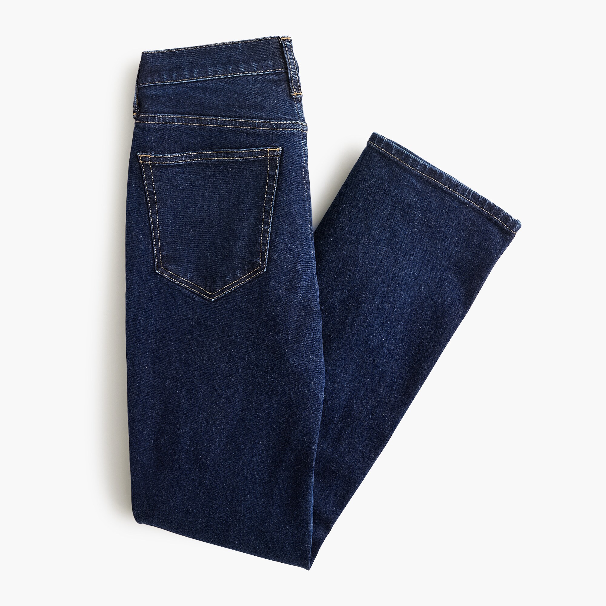 Mid-rise flare crop jean in all-day stretch