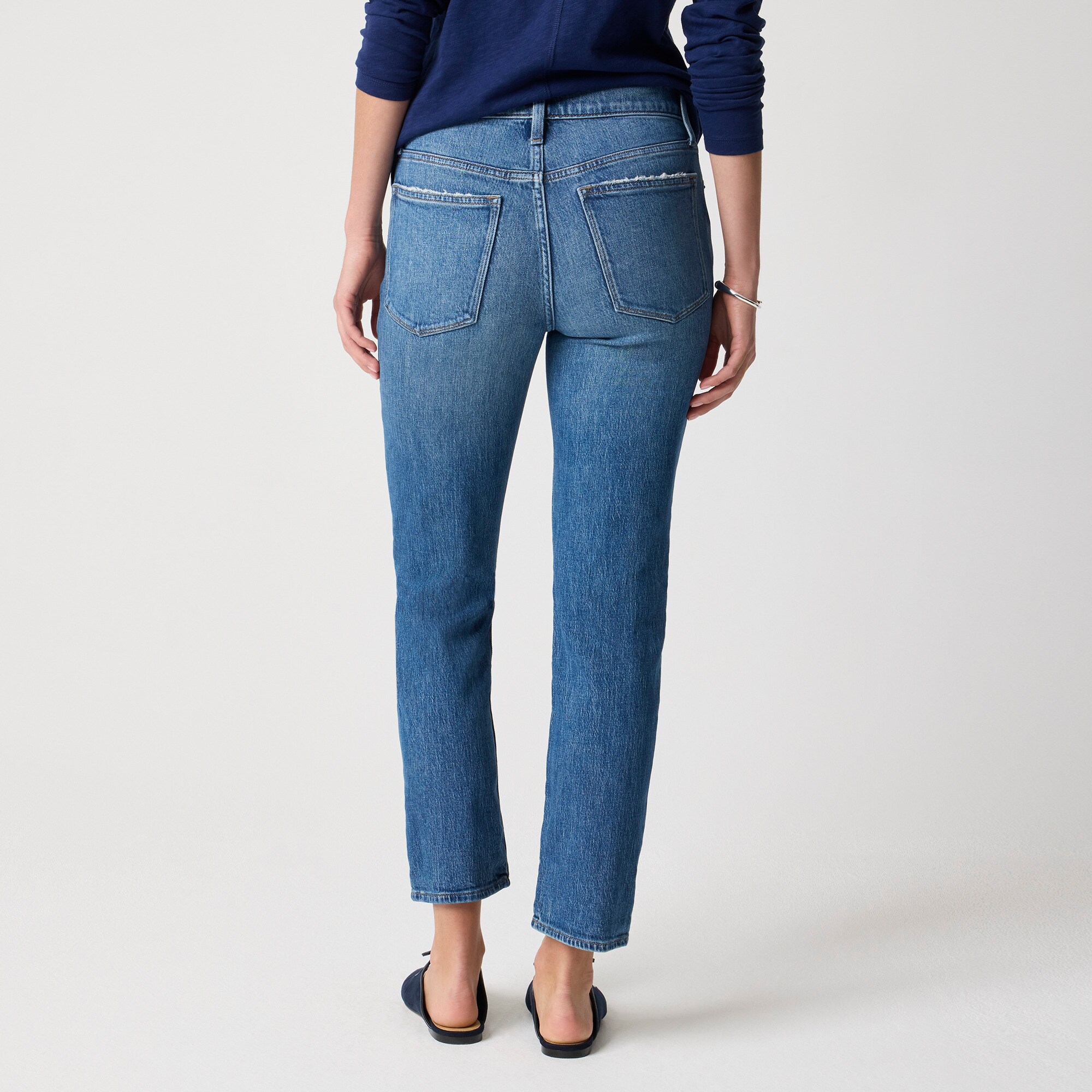 Petite slim boyfriend jean in all-day stretch