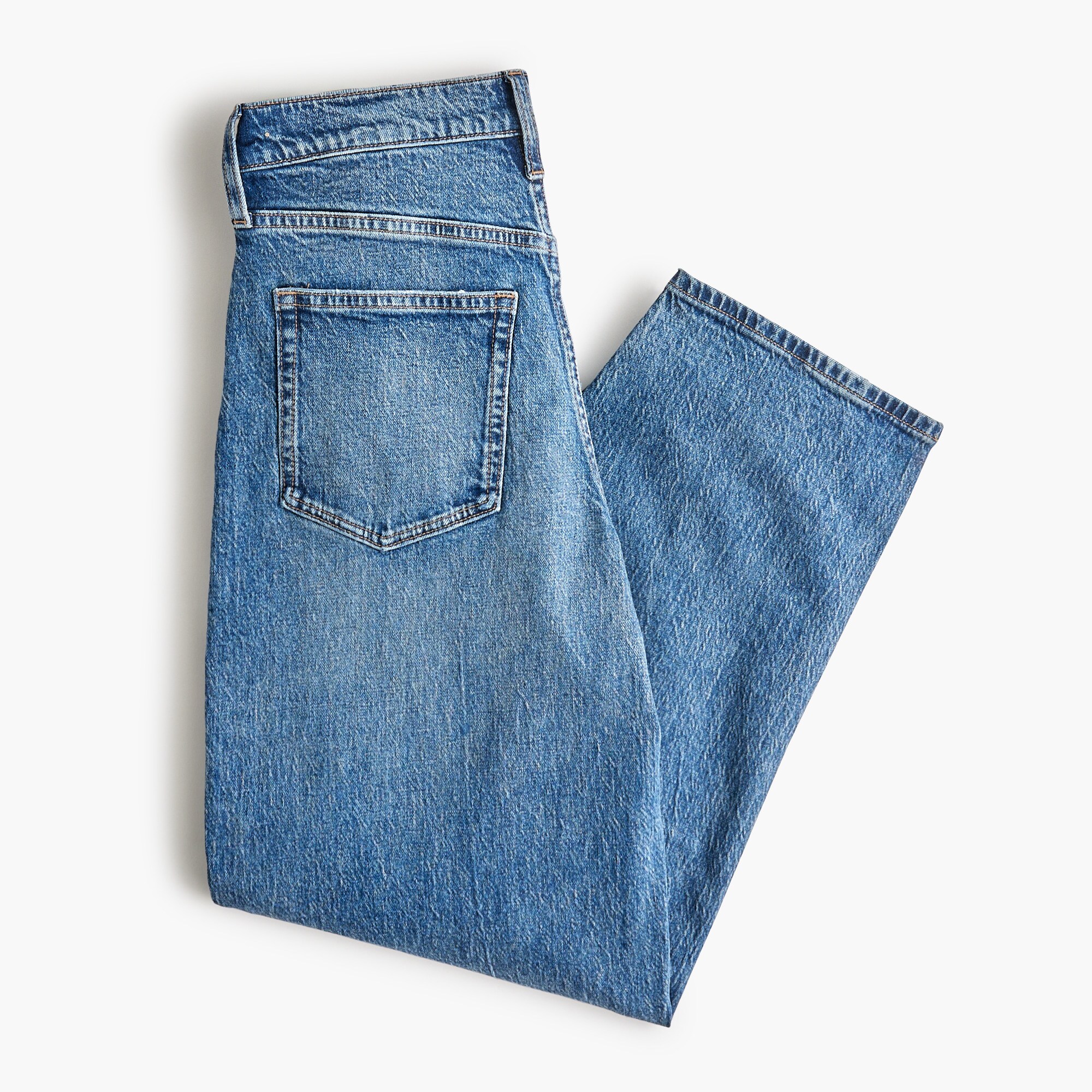 Petite barrel-leg jean in all-day stretch