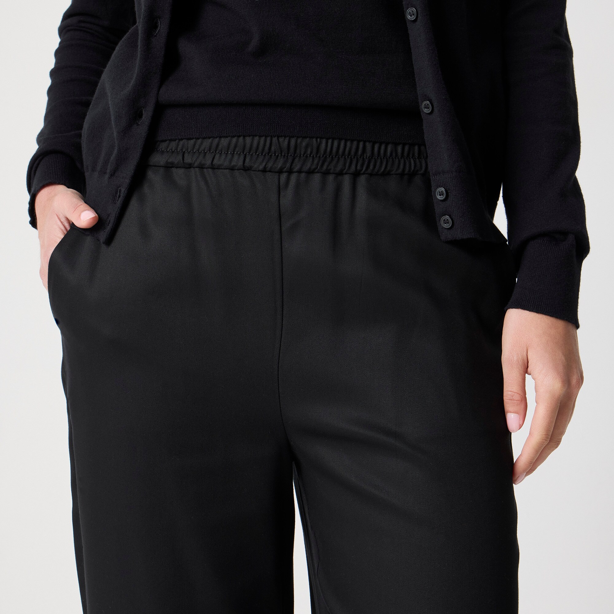 TENCEL™ pull-on wide-leg pant