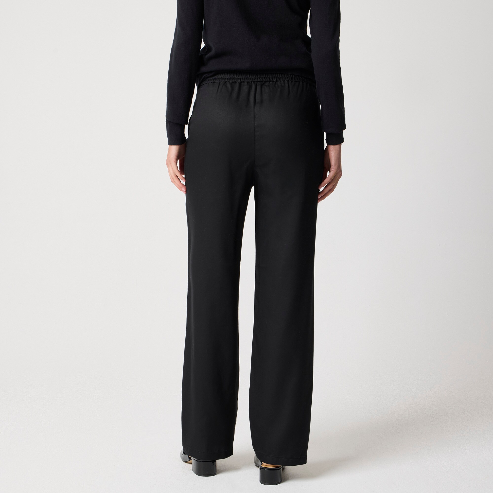 TENCEL™ pull-on wide-leg pant