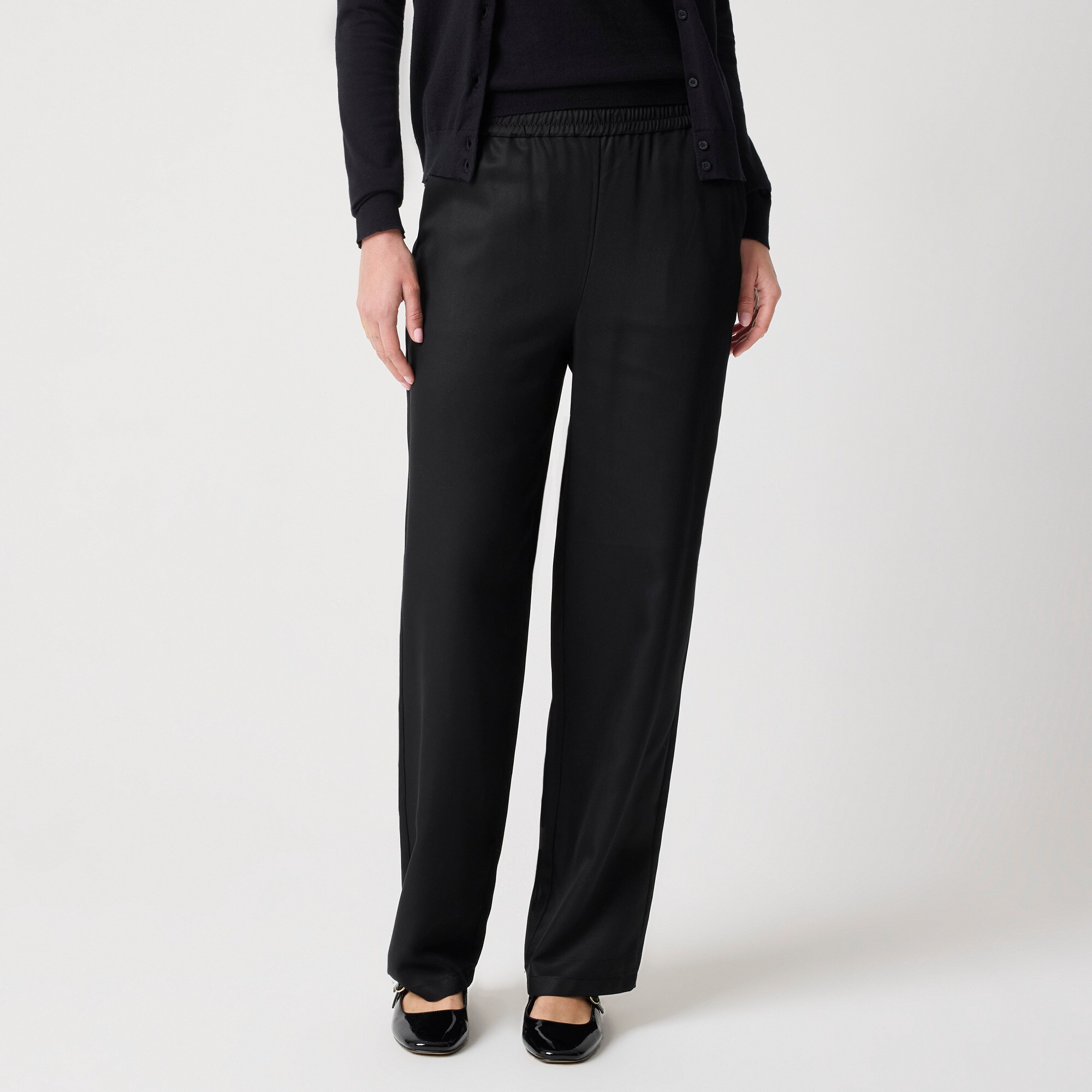 TENCEL™ pull-on wide-leg pant