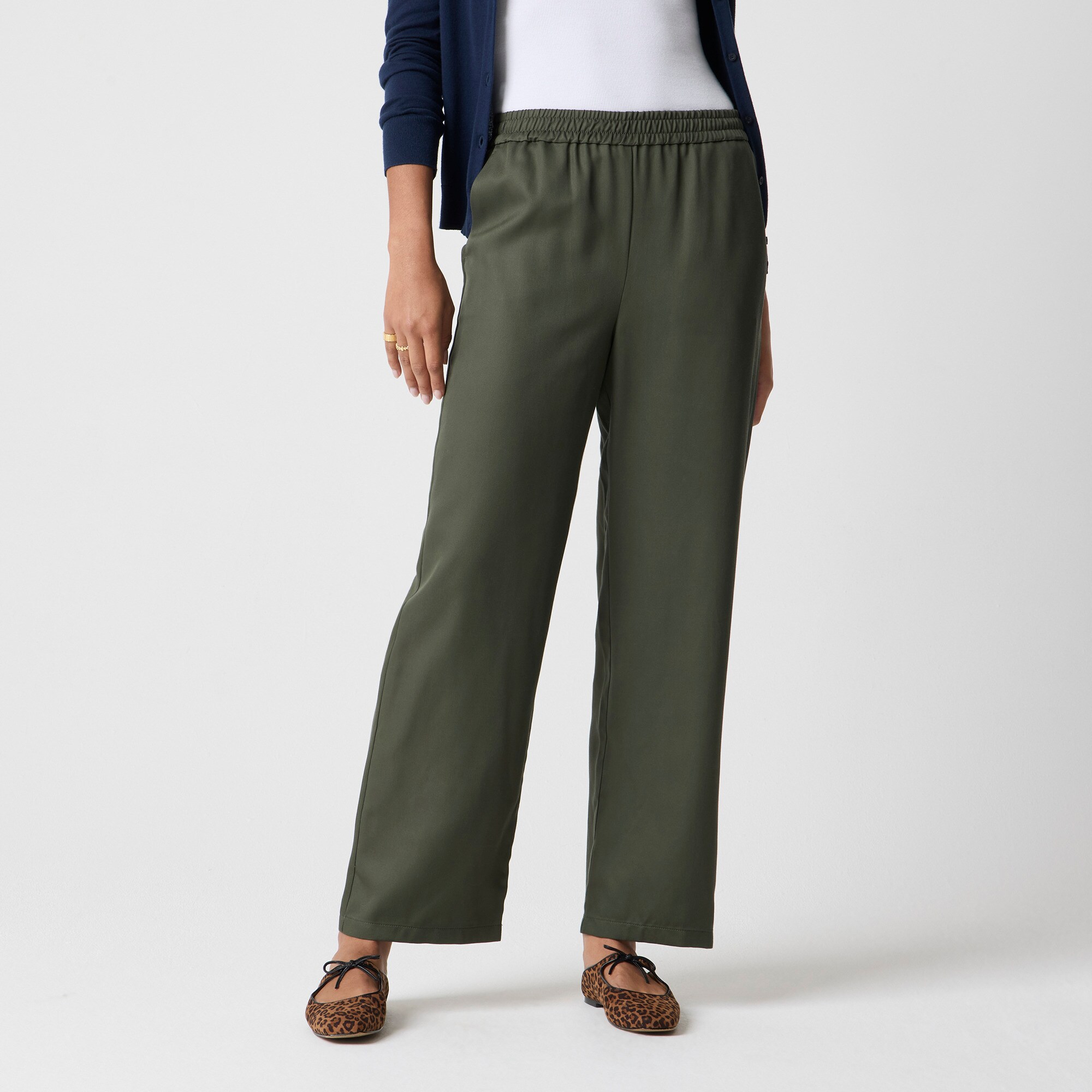 TENCEL™ Pull-on Wide-leg Pant For Women | Factory