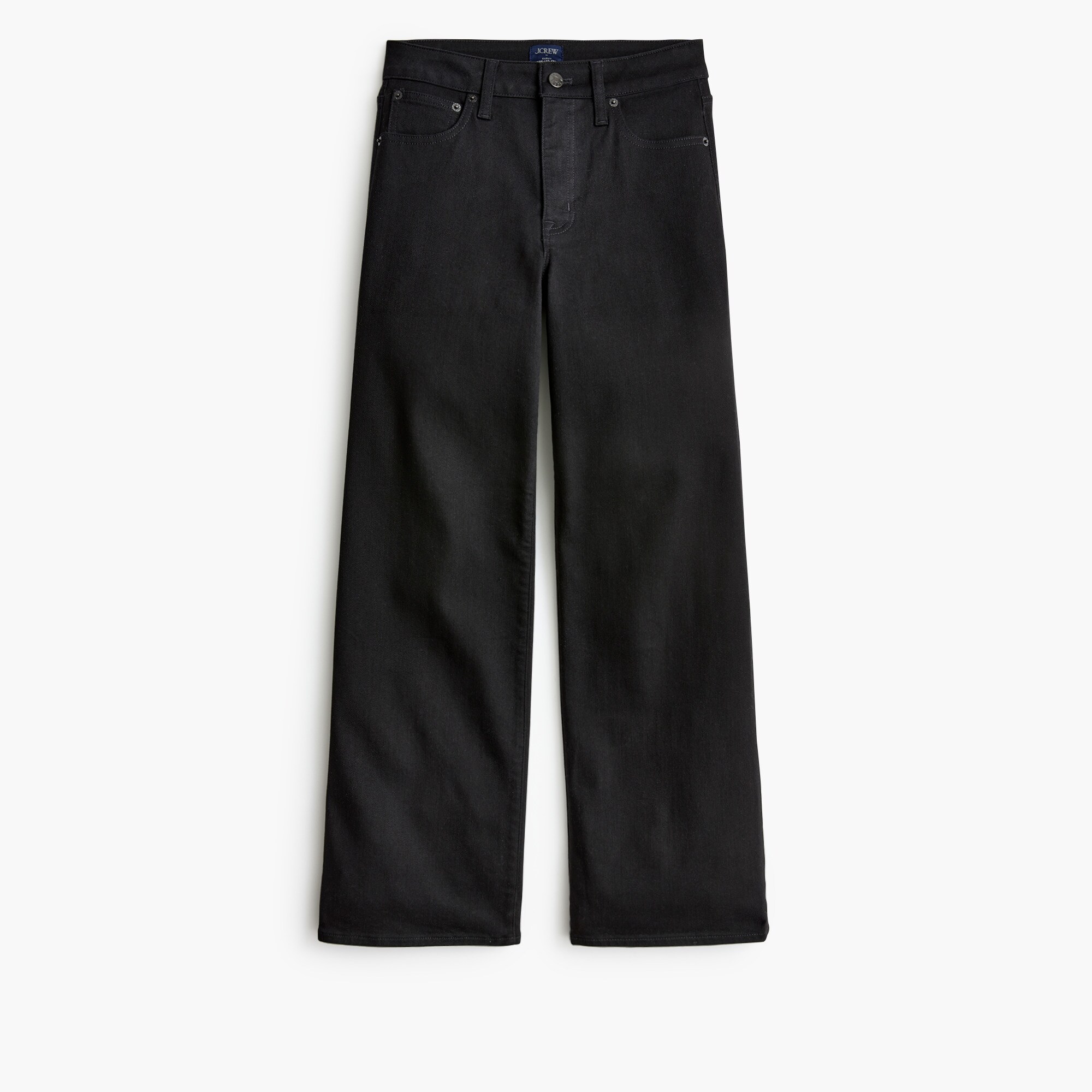 Curvy wide-leg cropped jean