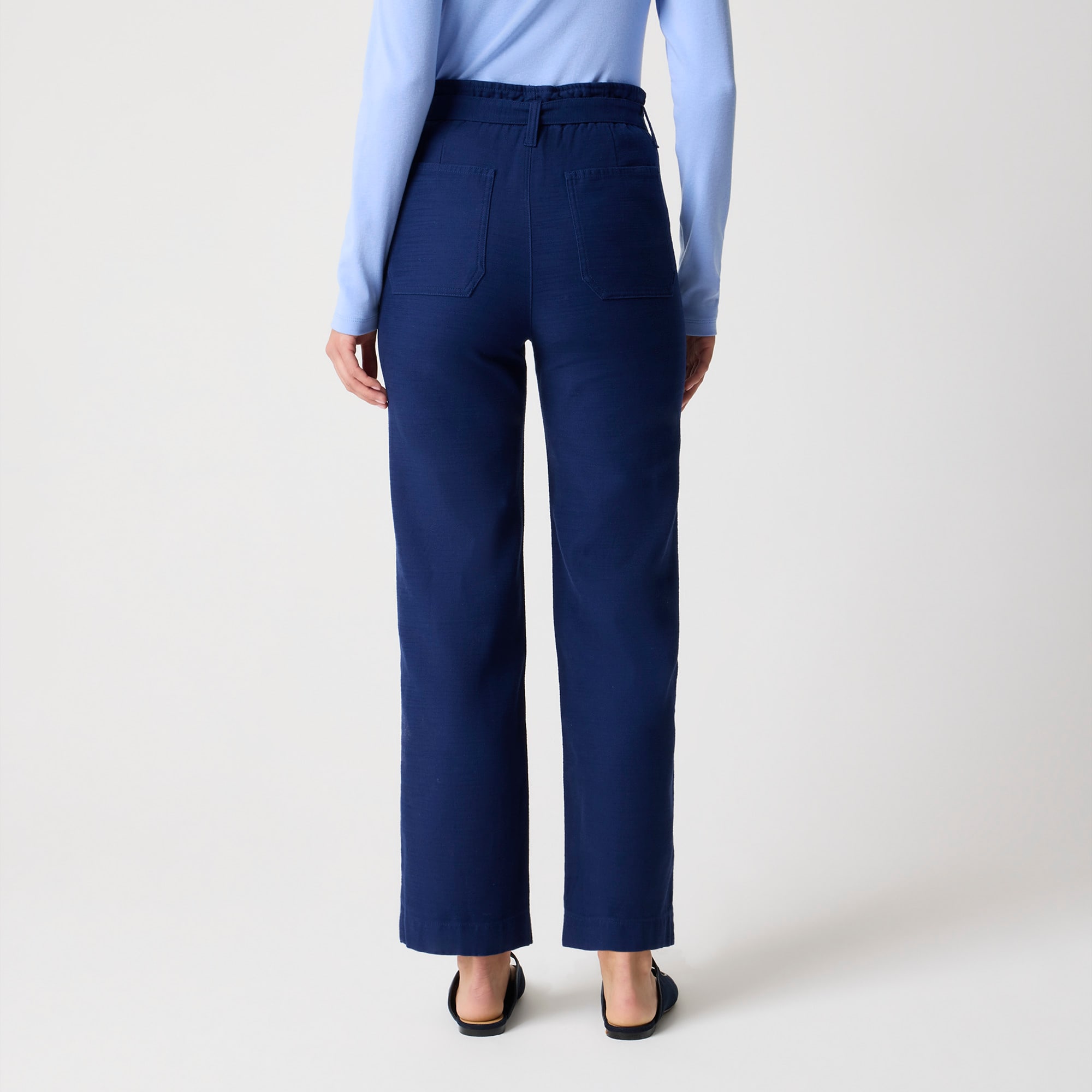 main story ⭐︎ 2024ss Relaxed Pant P32. HQ gray canvas blend pleated baggy trousers. Side