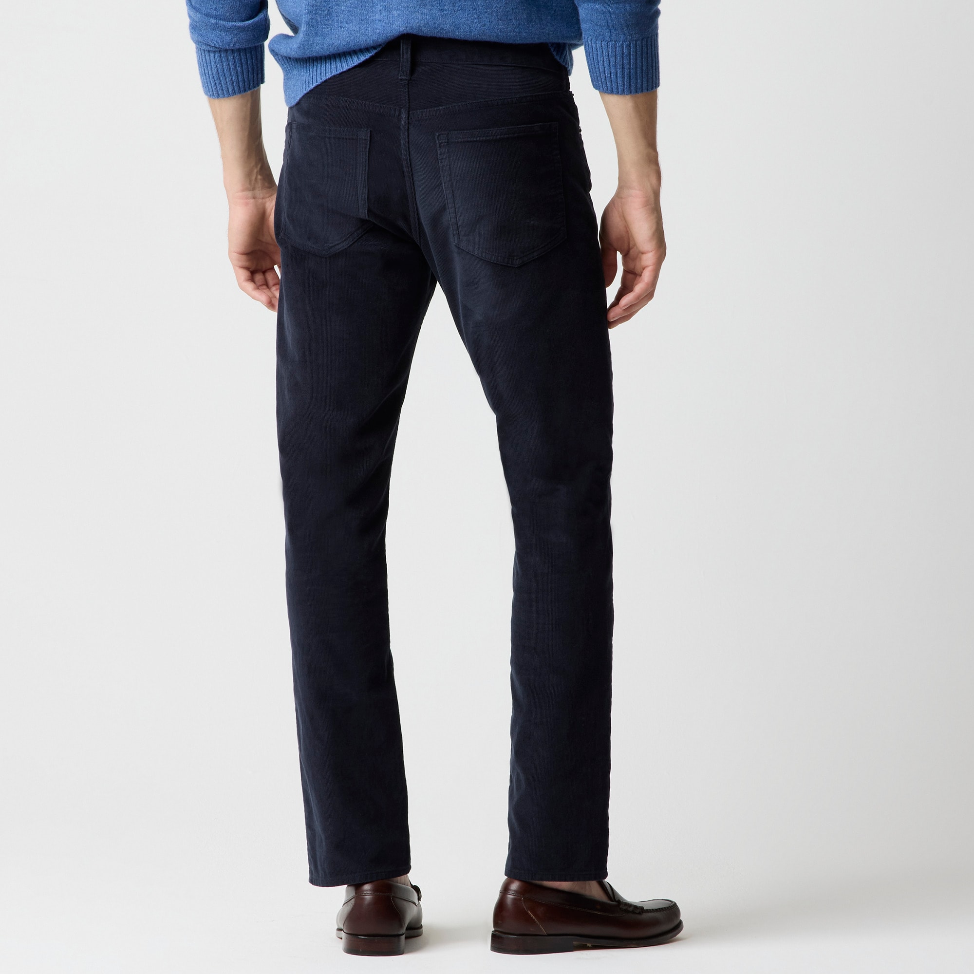 Straight-fit corduroy pant