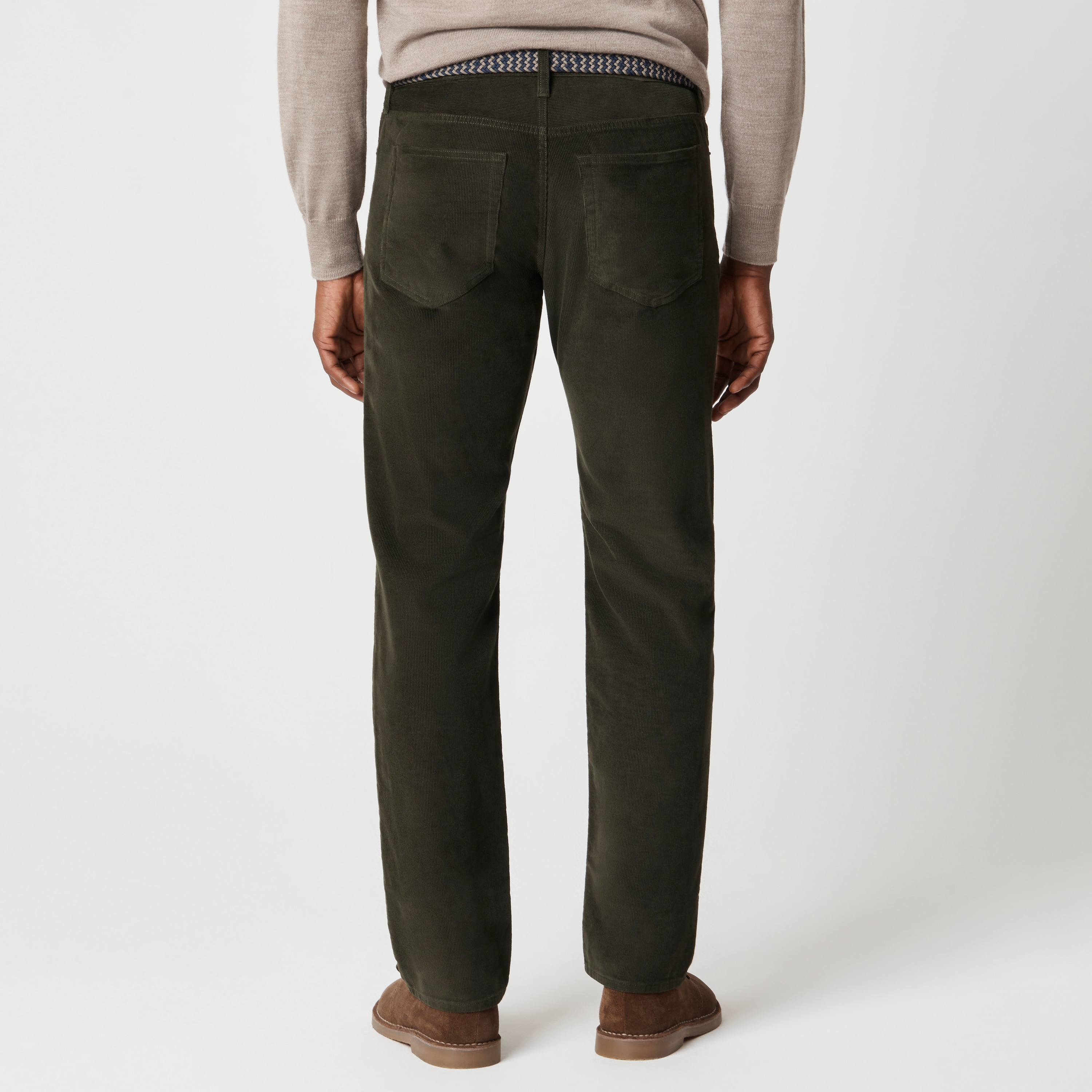 Straight-fit corduroy pant