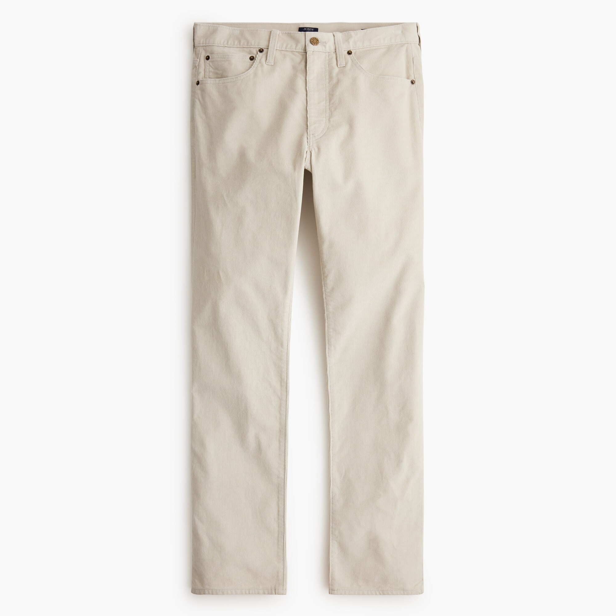Straight-fit corduroy pant