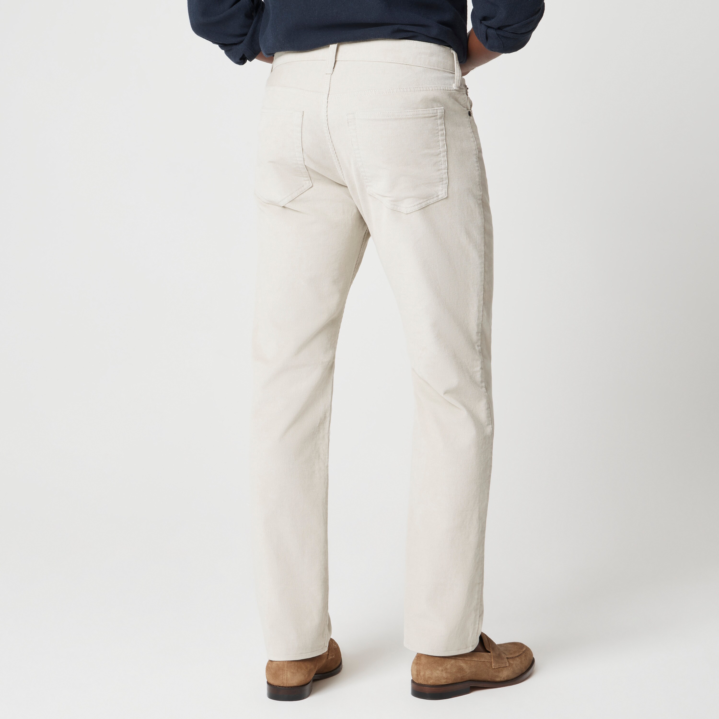 Straight-fit corduroy pant