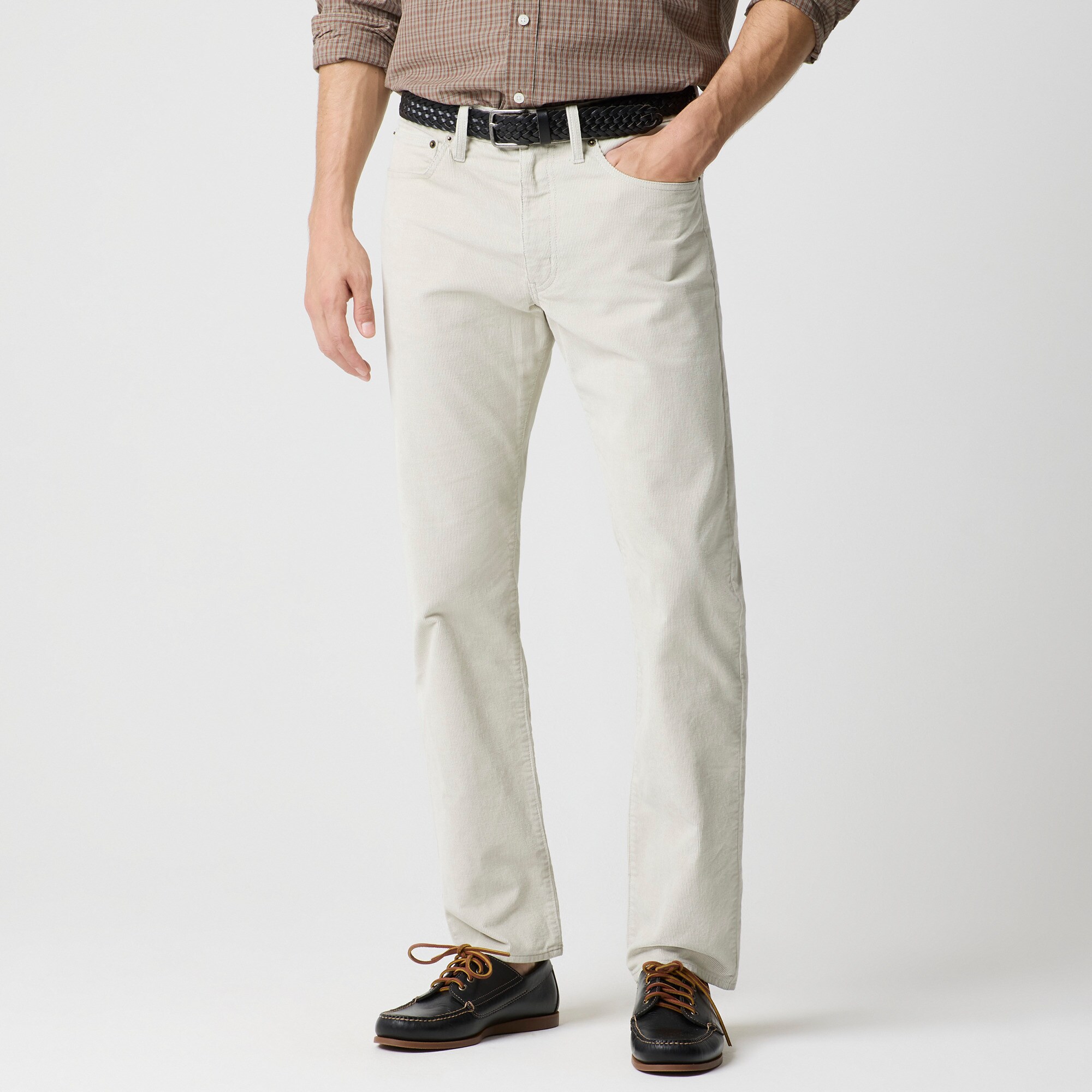  Straight-fit corduroy pant