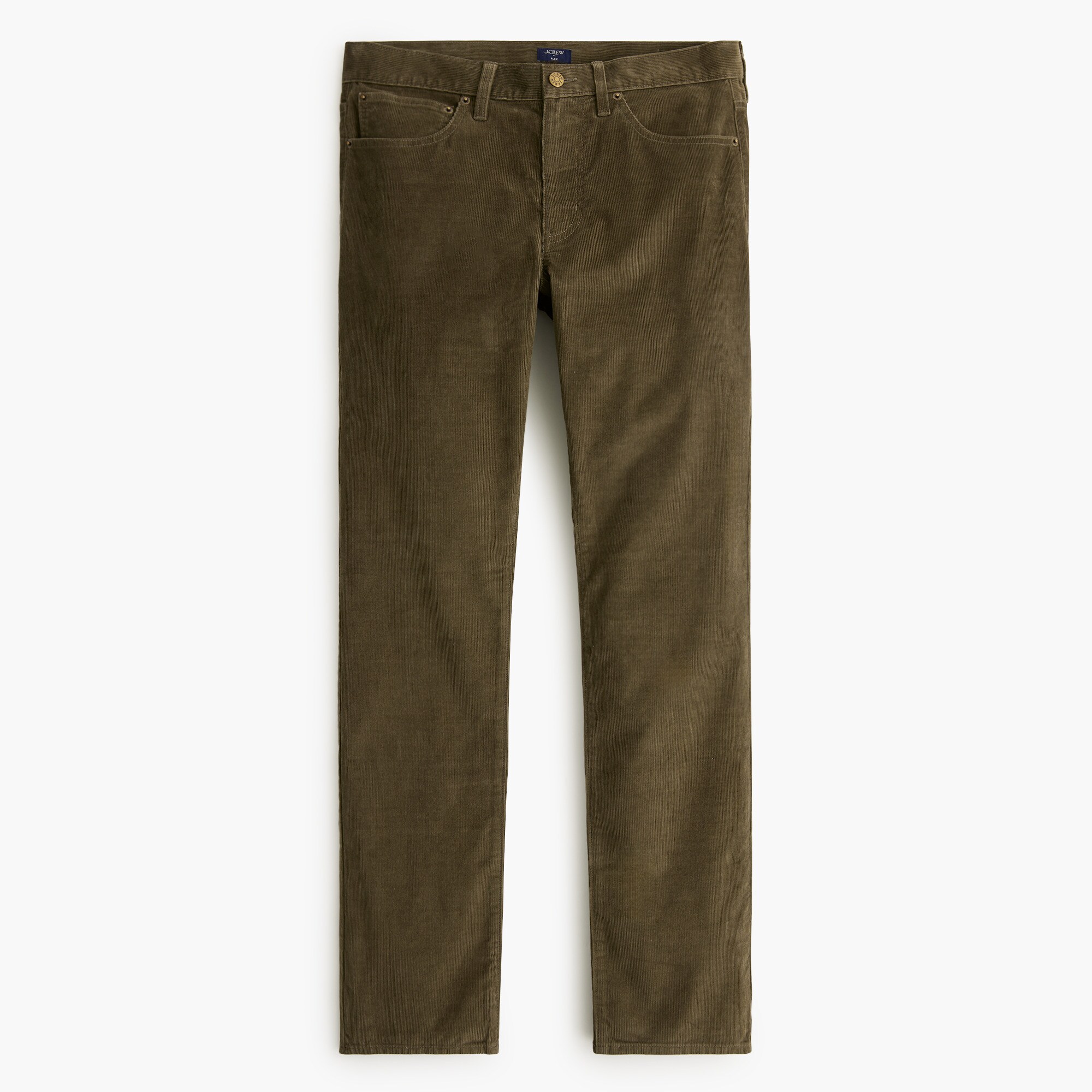 Straight-fit corduroy pant