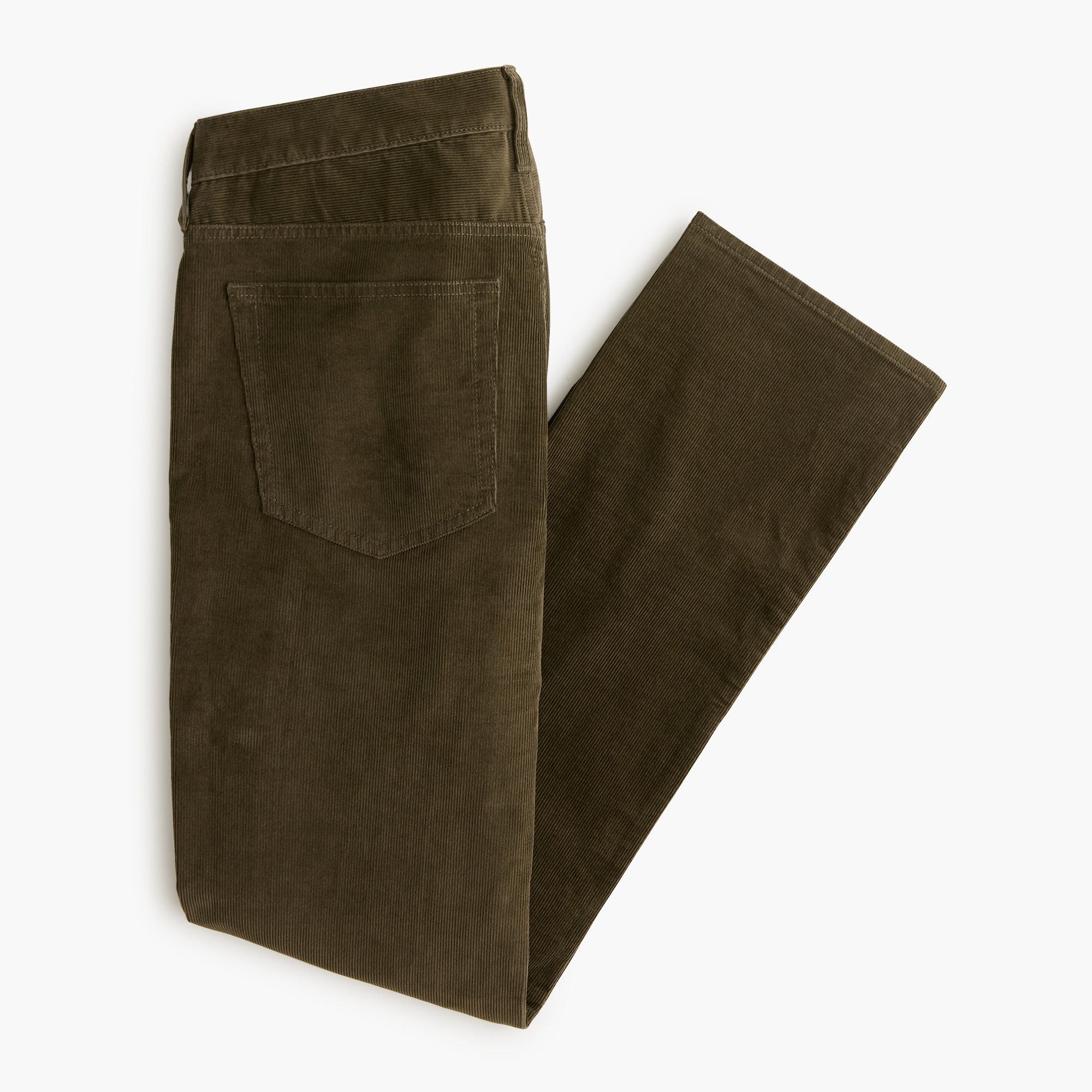 Straight-fit corduroy pant