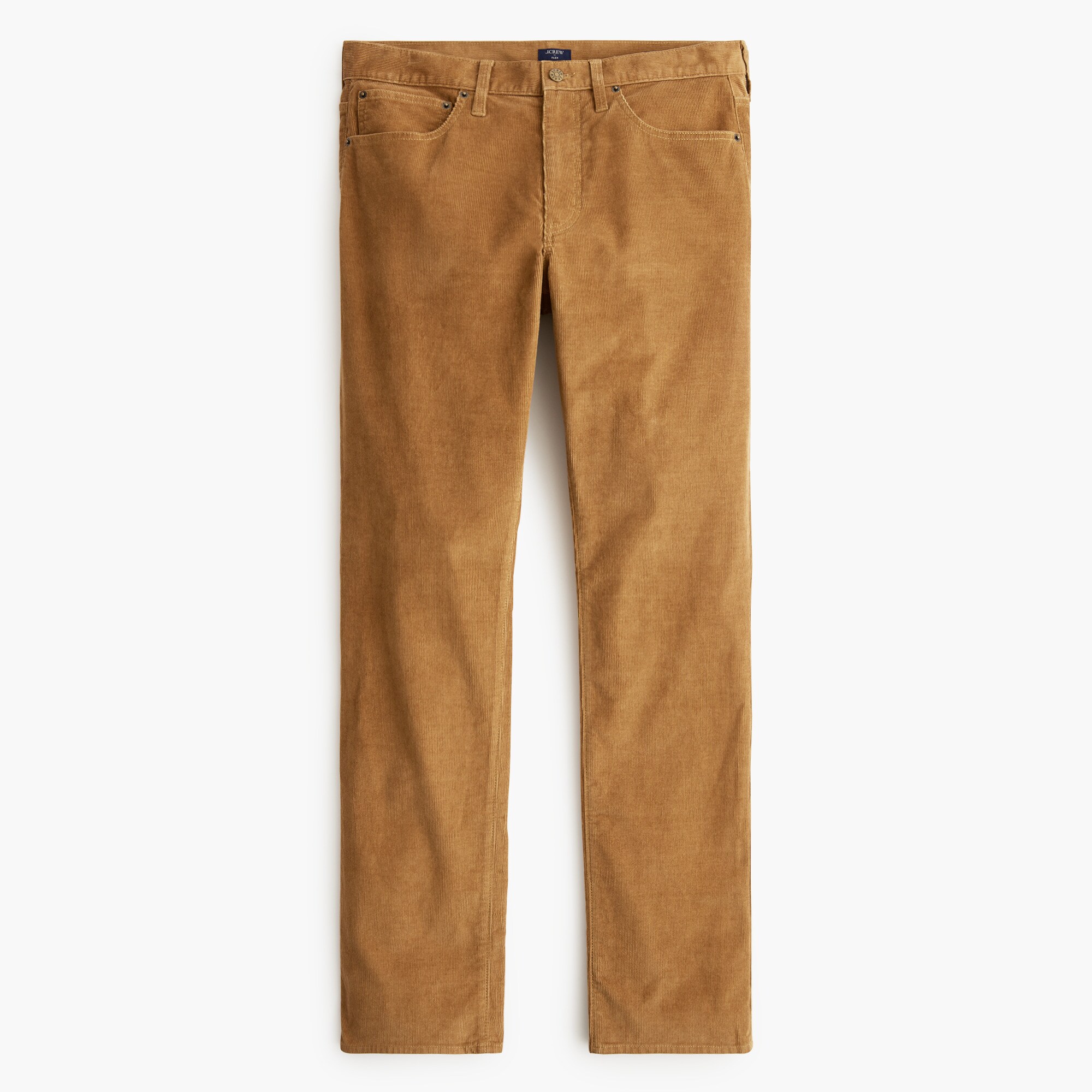 Straight-fit corduroy pant