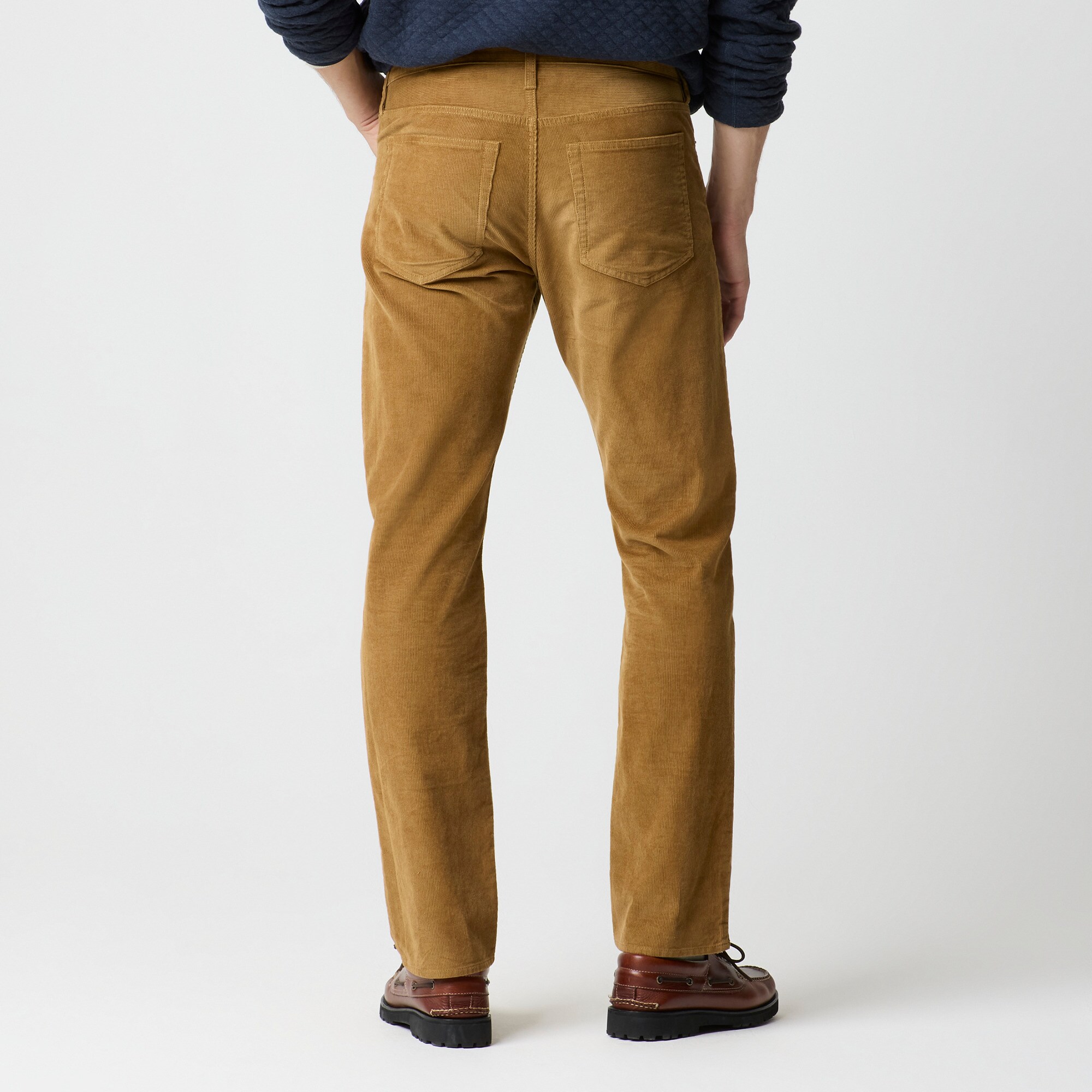 Straight-fit corduroy pant