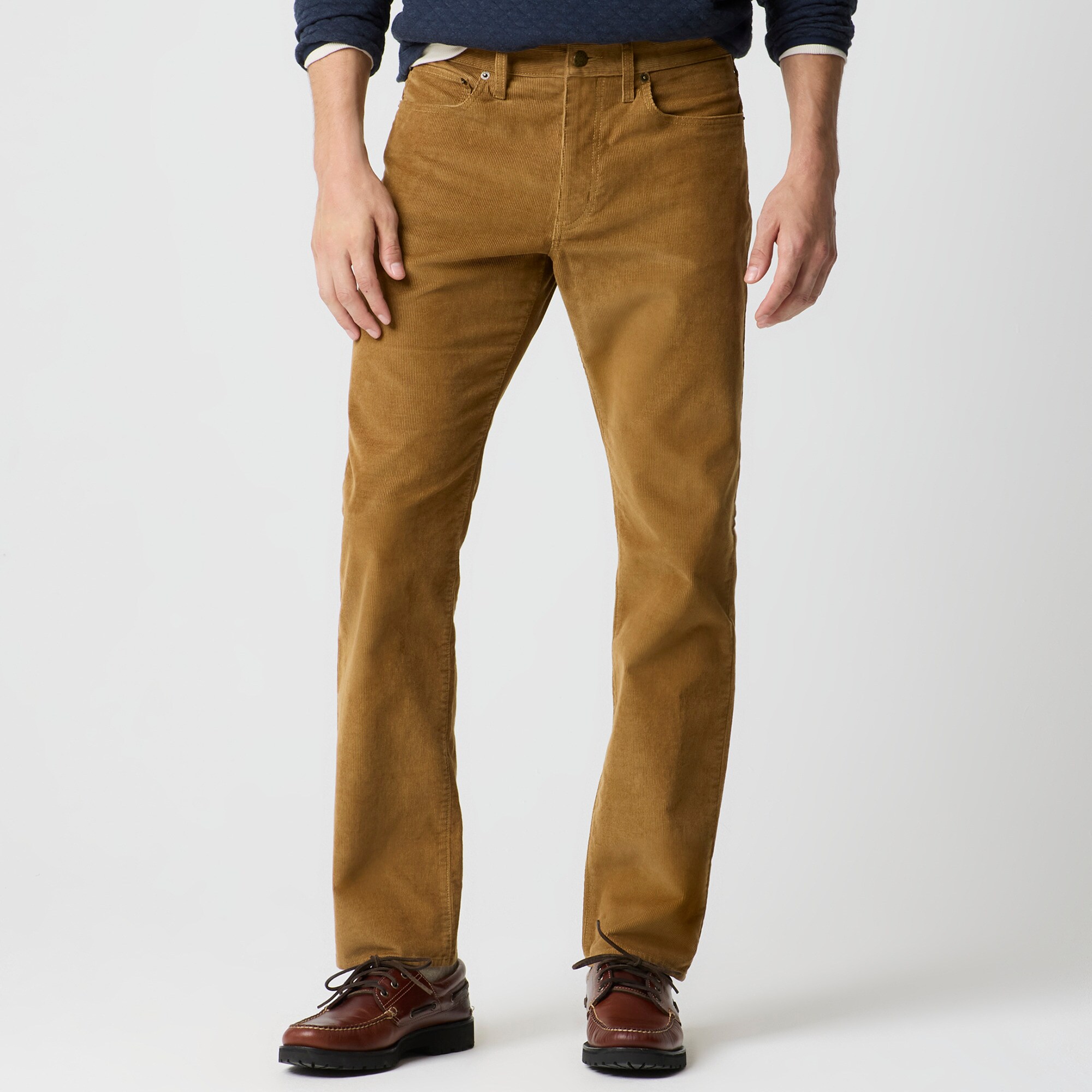  Straight-fit corduroy pant