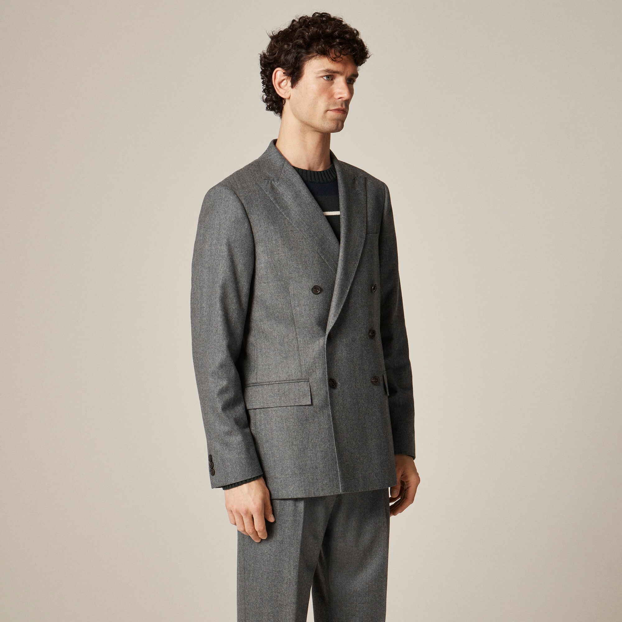 Kenmare Relaxed-fit suit jacket in Italian wool