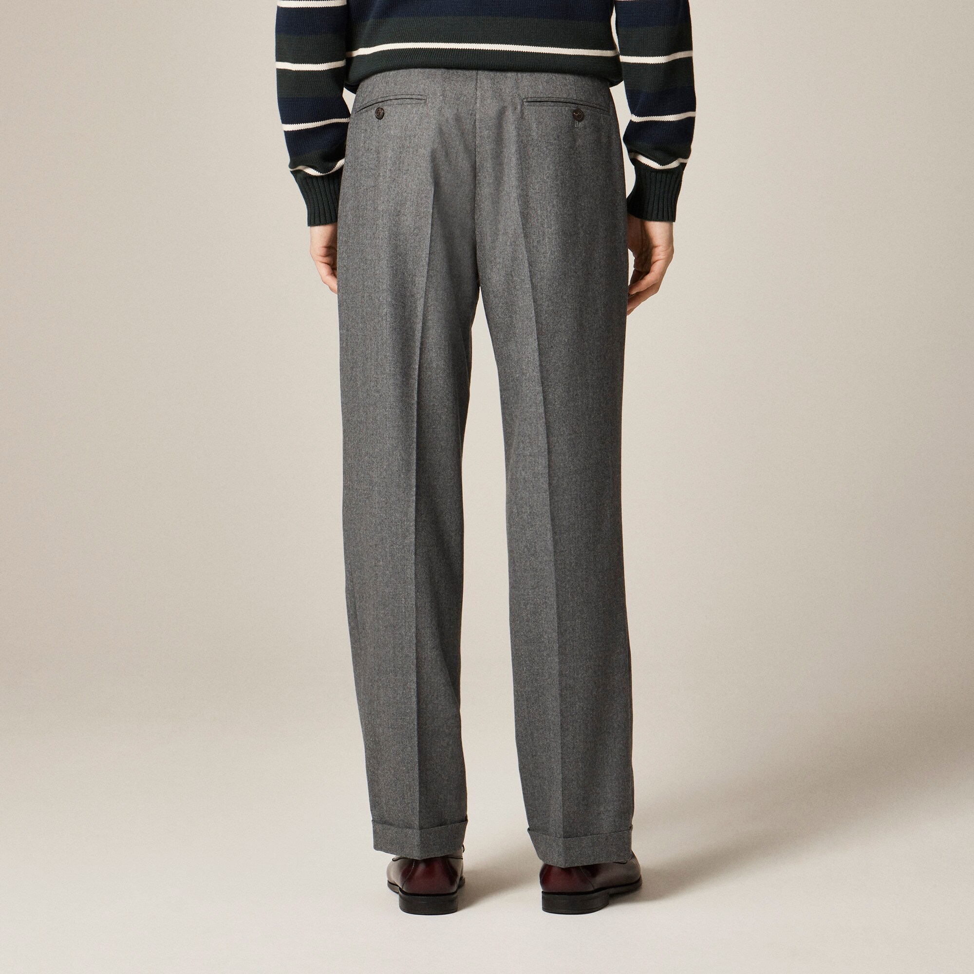 Kenmare Relaxed-fit suit pant in Italian wool - thumbnail 2