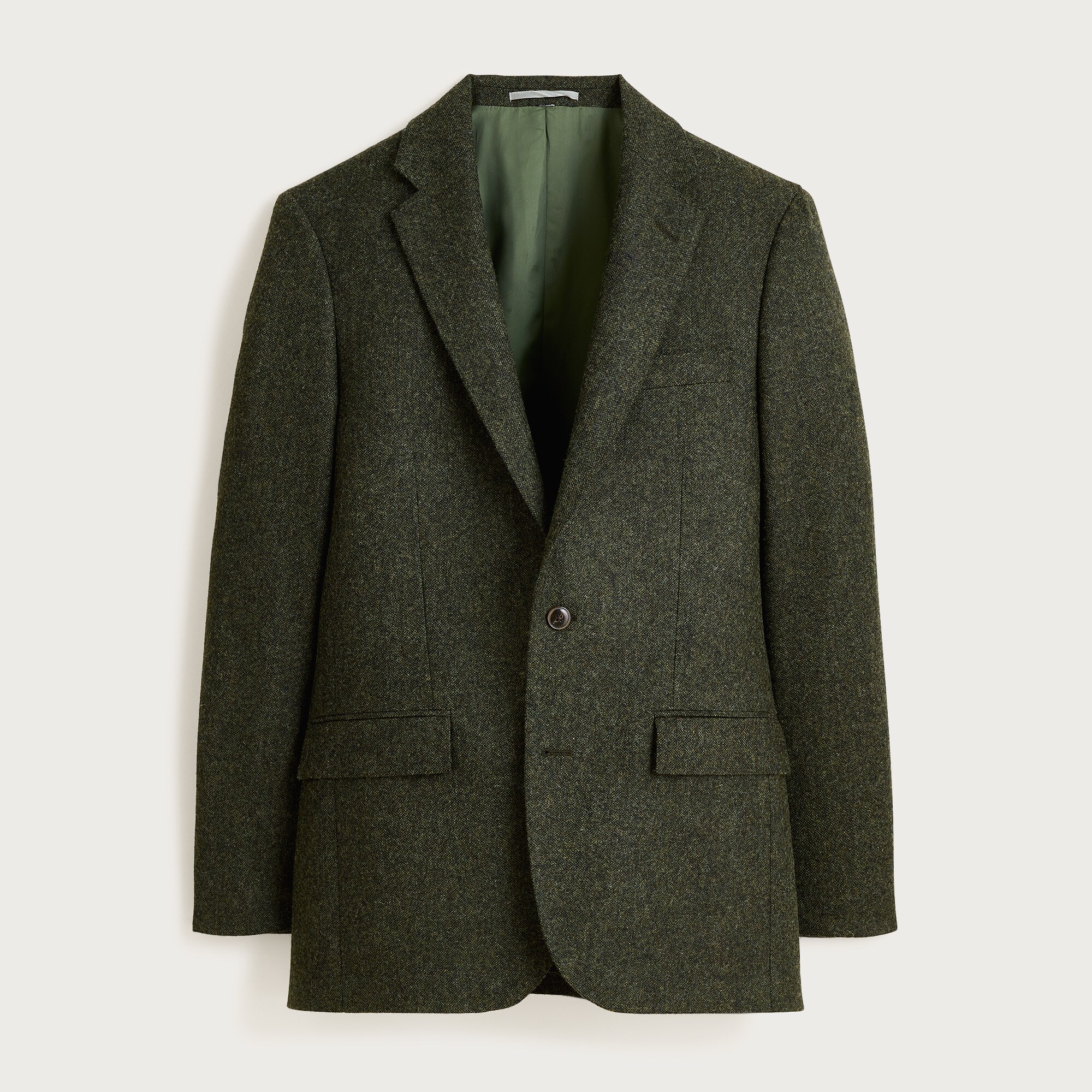  Ludlow Slim-fit suit jacket in English donegal wool tweed