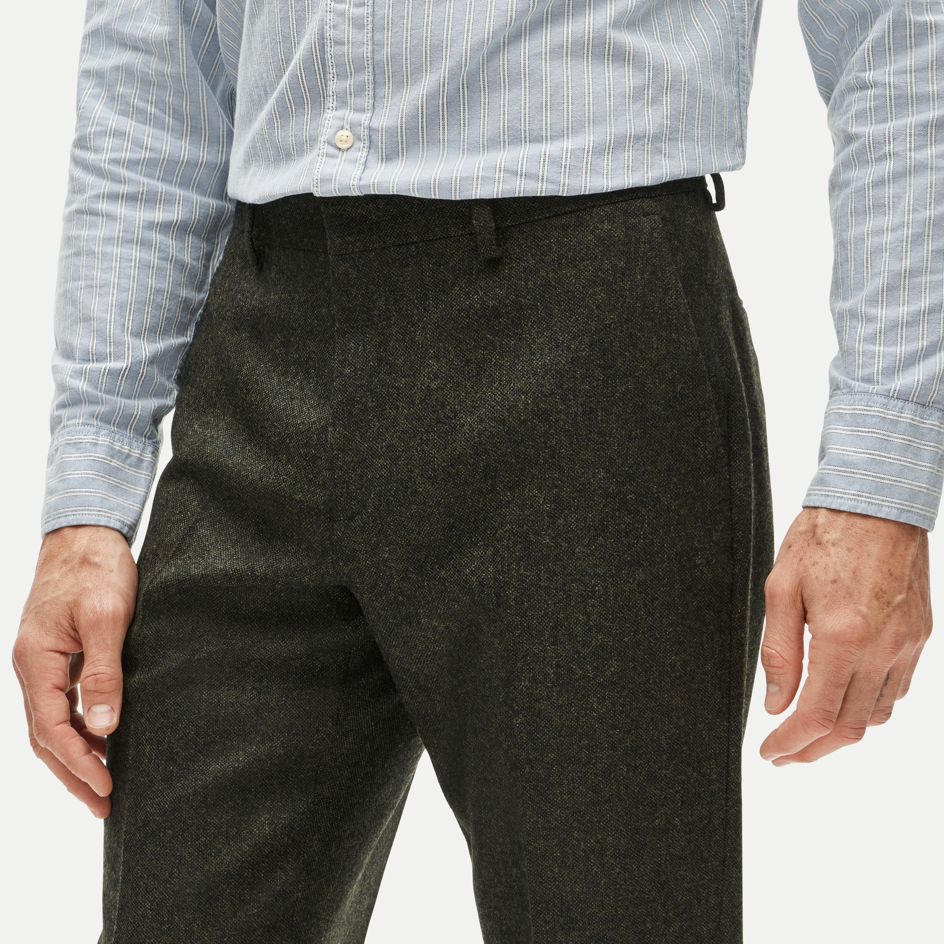 Ludlow Slim-fit suit pant in English donegal wool tweed