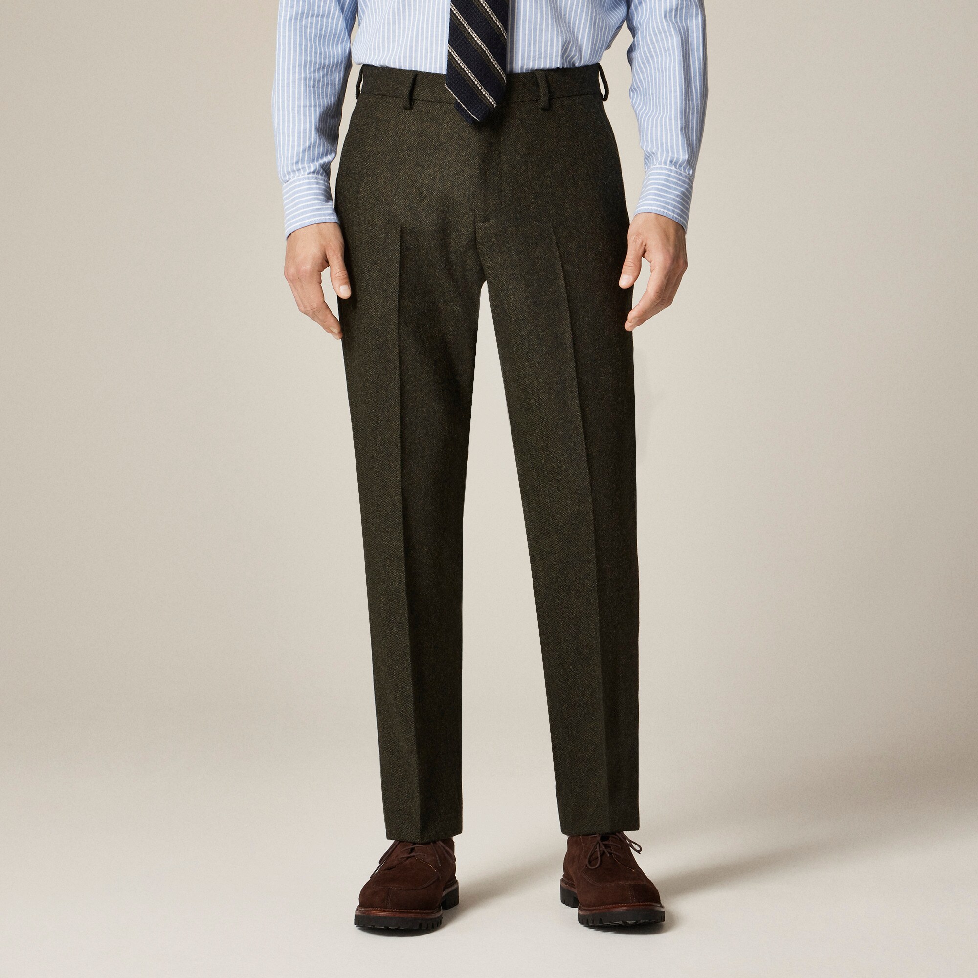 Ludlow Slim-fit Suit Pant In English Donegal Wool Tweed For Men