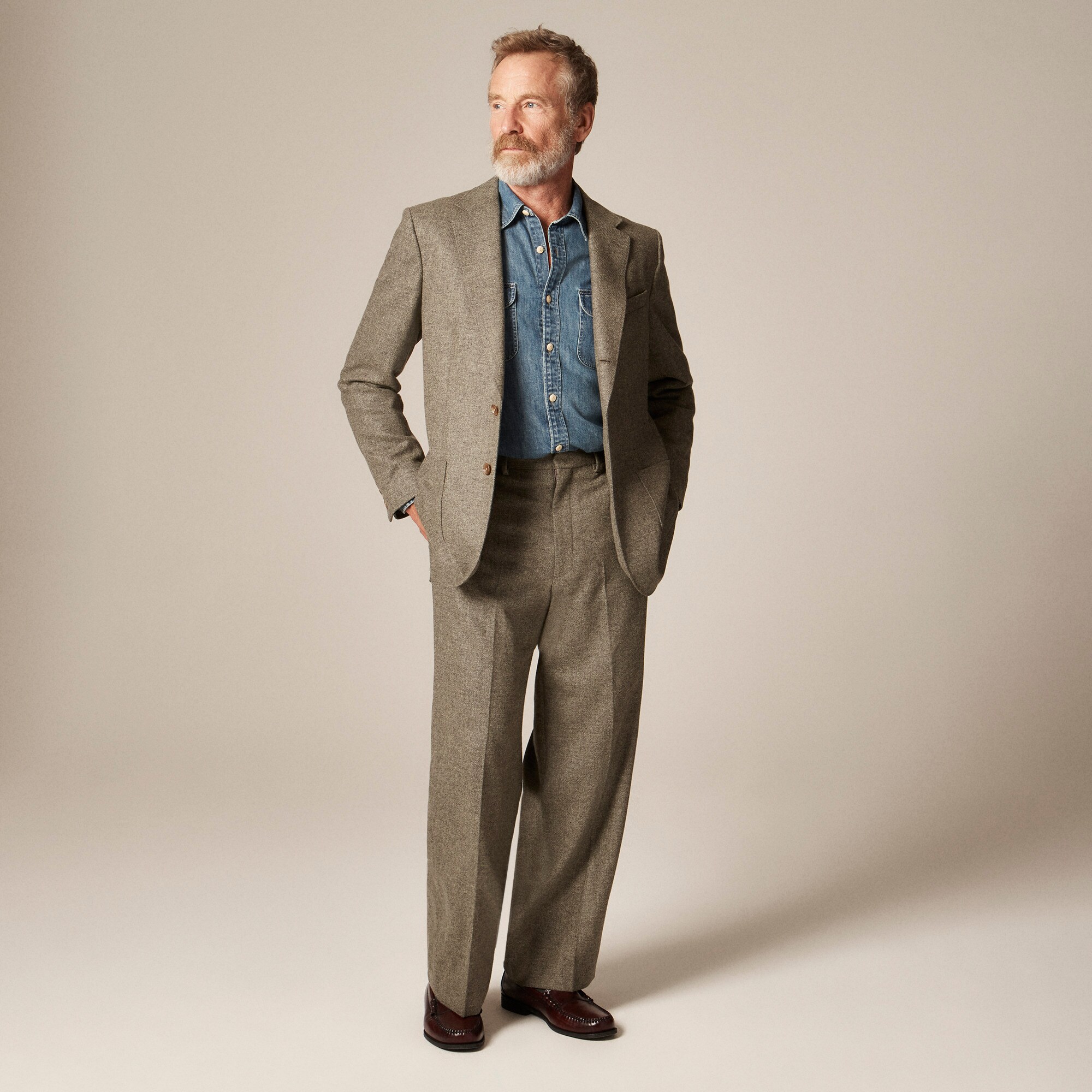 Relaxed-fit Suit Jacket In English Merino Wool For Men | J.Crew