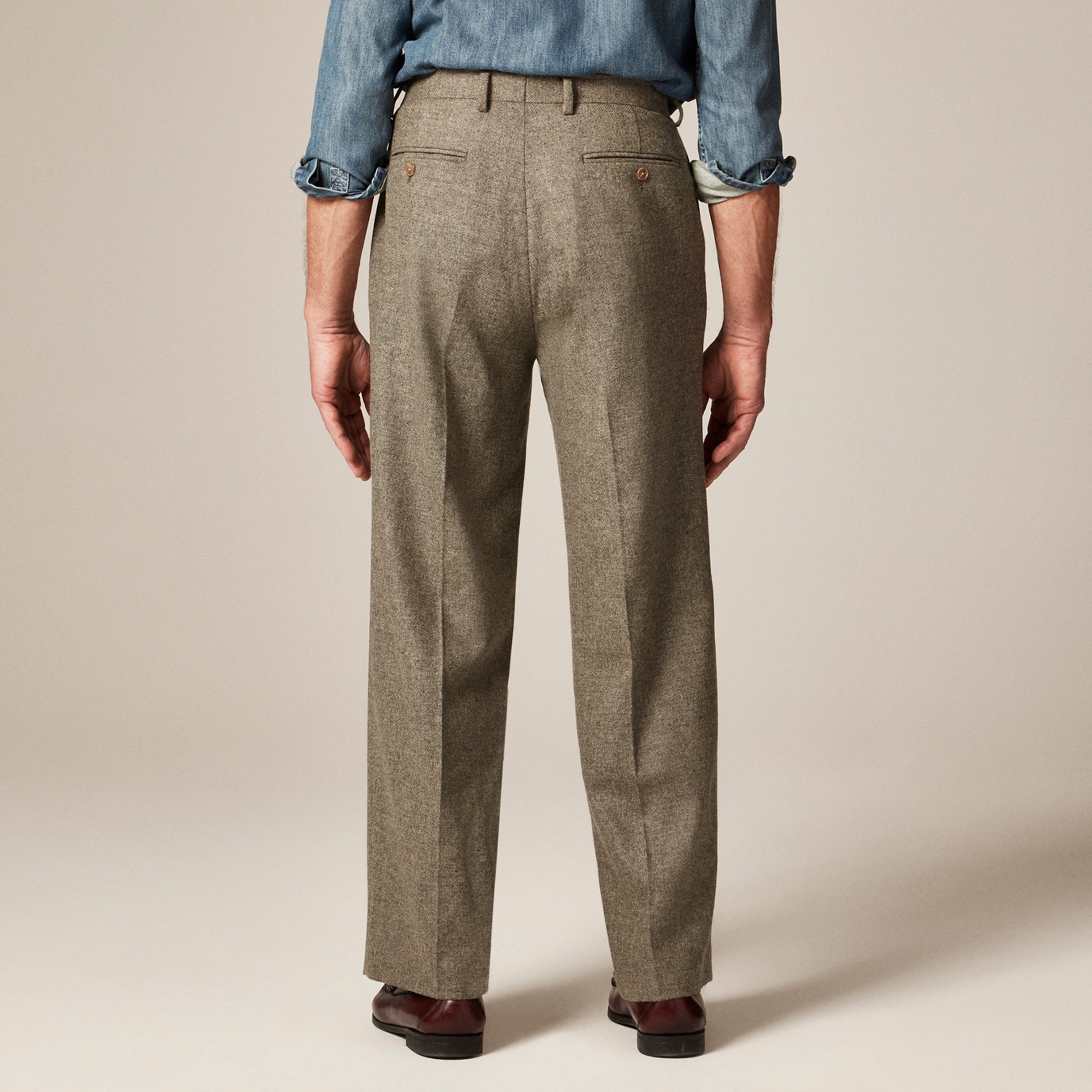 Relaxed-fit Suit Pant In English Merino Wool For Men | J.Crew