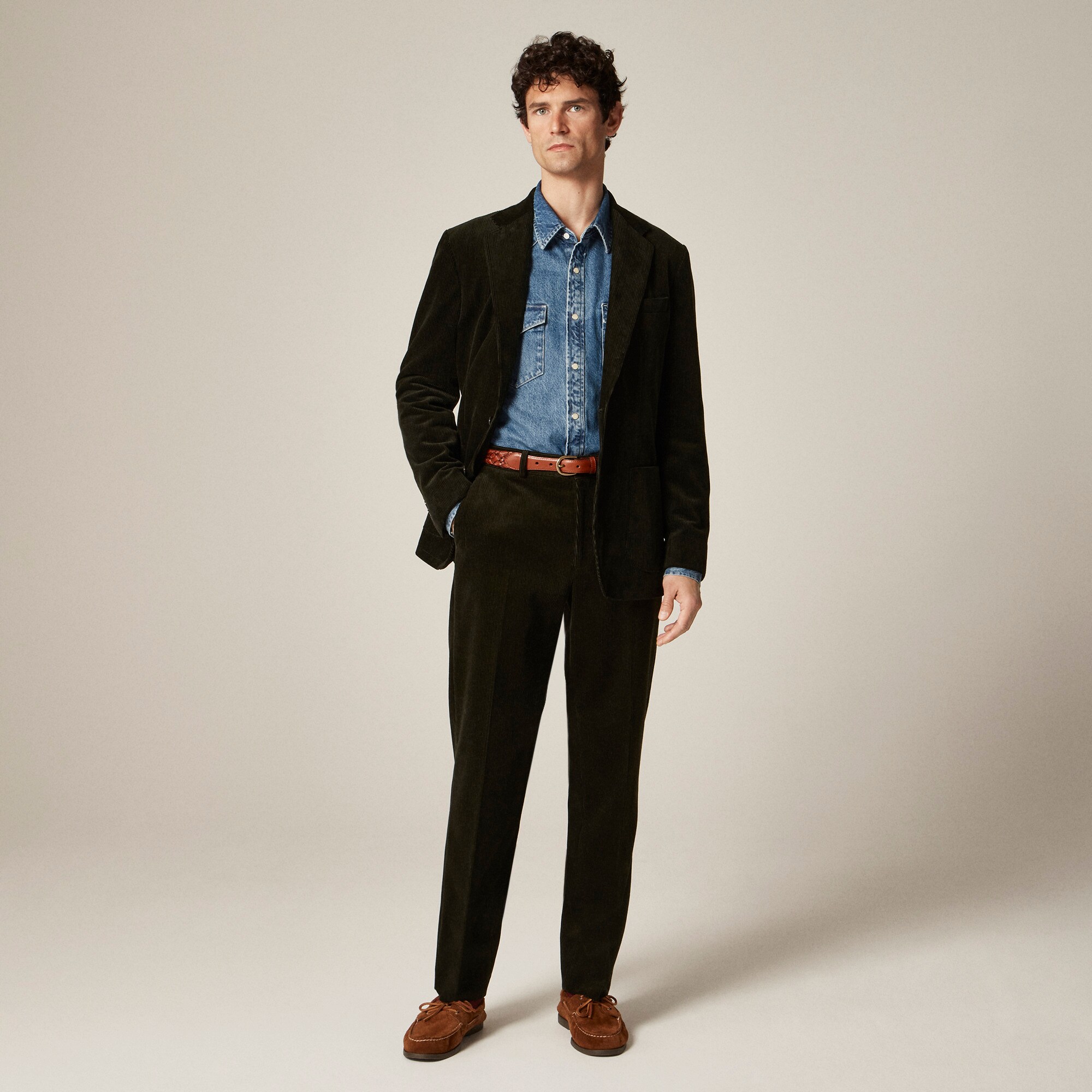 DAYDREAM Elegant Corduroy セットアップ S OVY Crosby Classic-fit Suit Pant In Italian Corduroy For Men | J.Crew