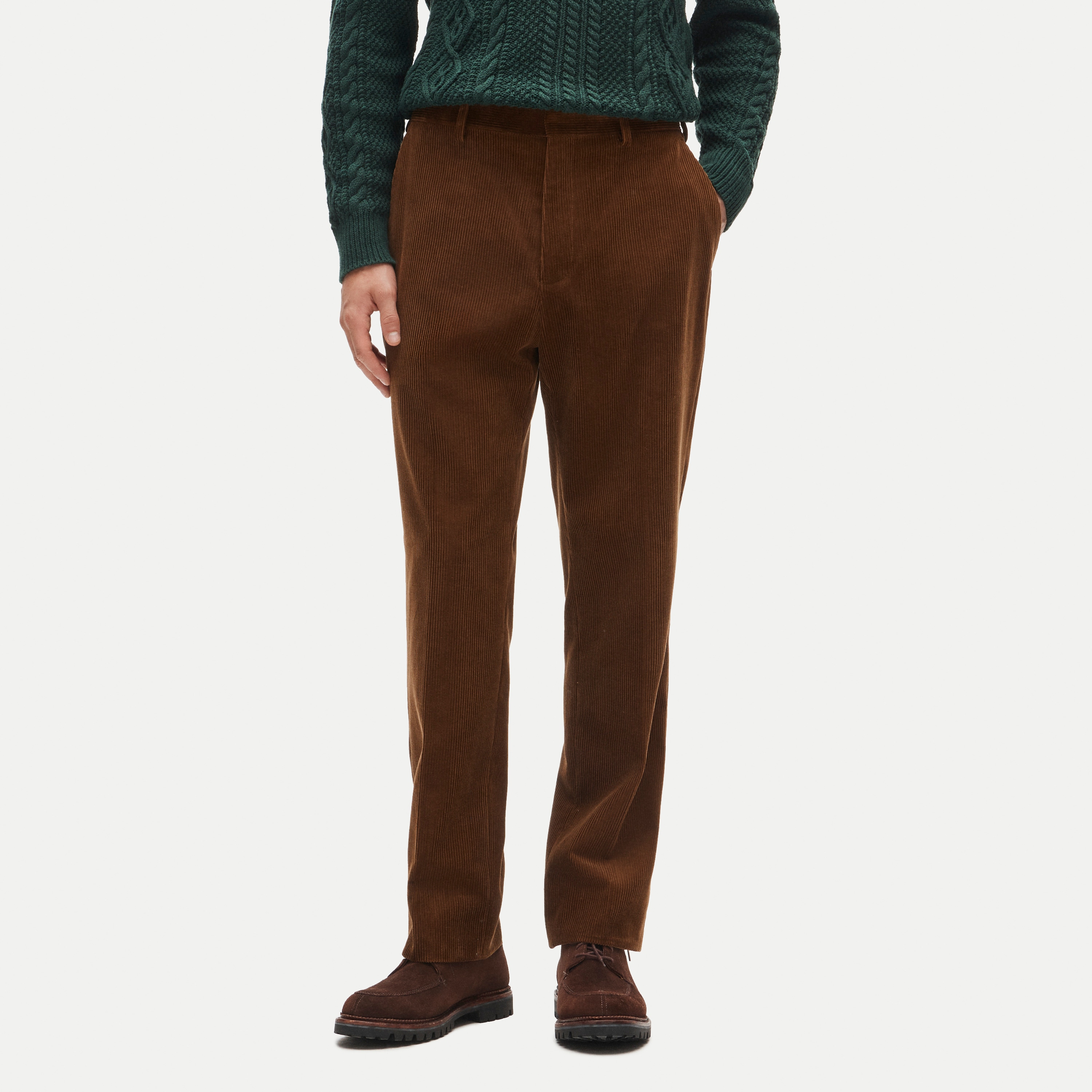Crosby Classic-fit suit pant in Italian corduroy