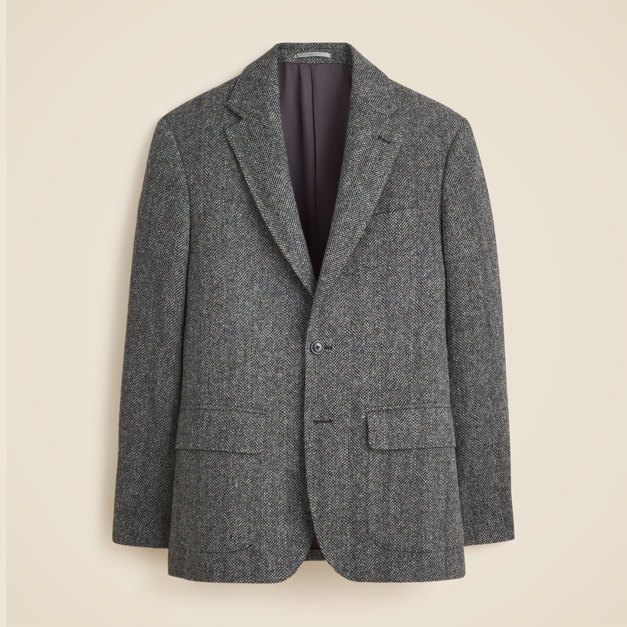 Sportcoat in English wool broken herringbone