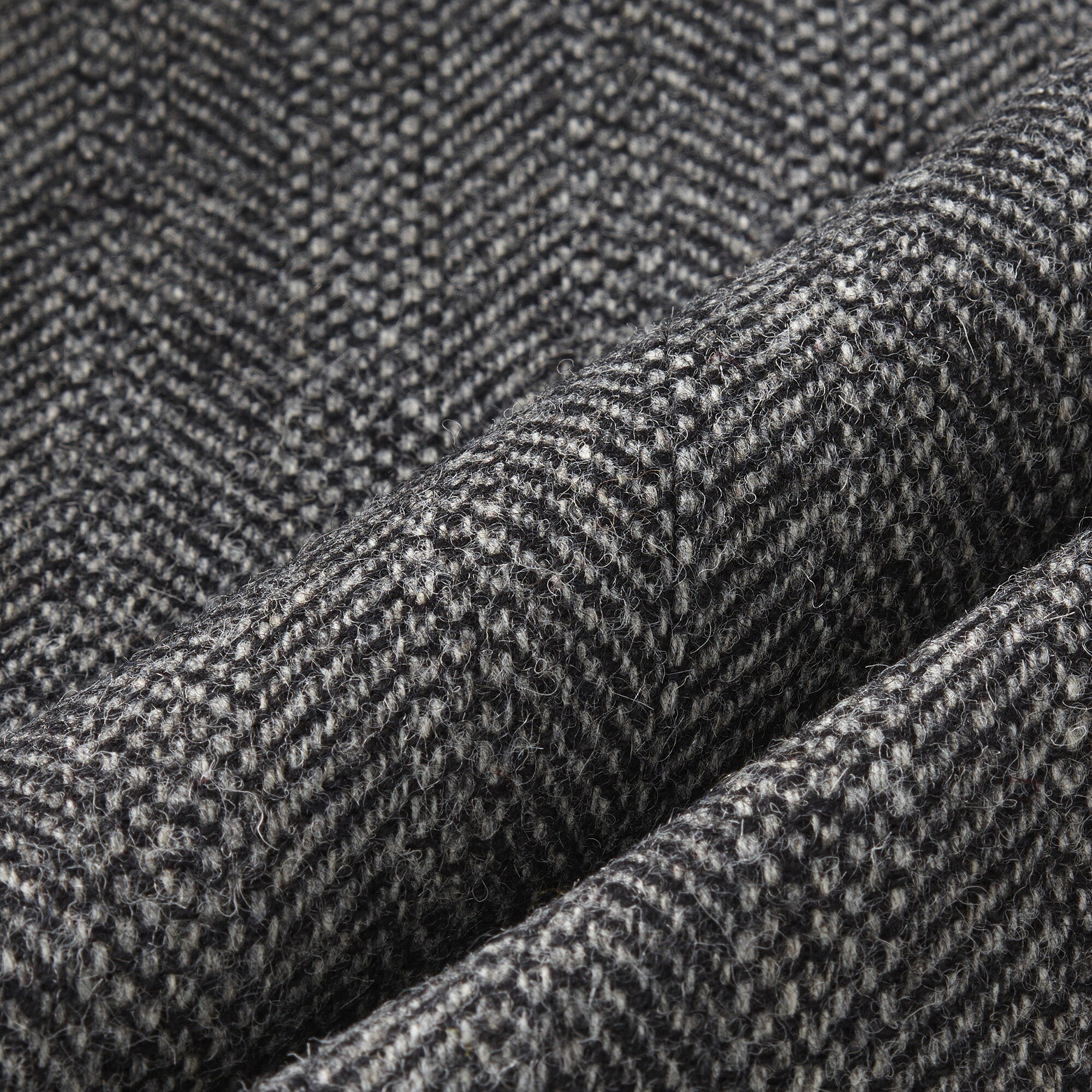 Sportcoat in broken herringbone English wool