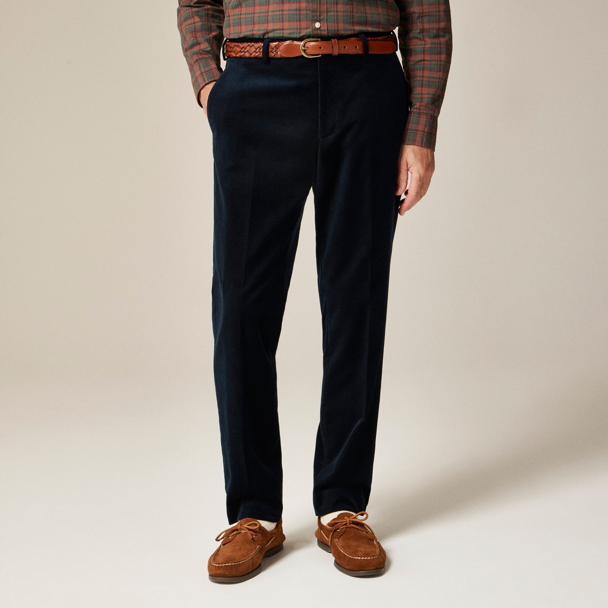 mens Ludlow Slim-fit suit pant in Italian corduroy