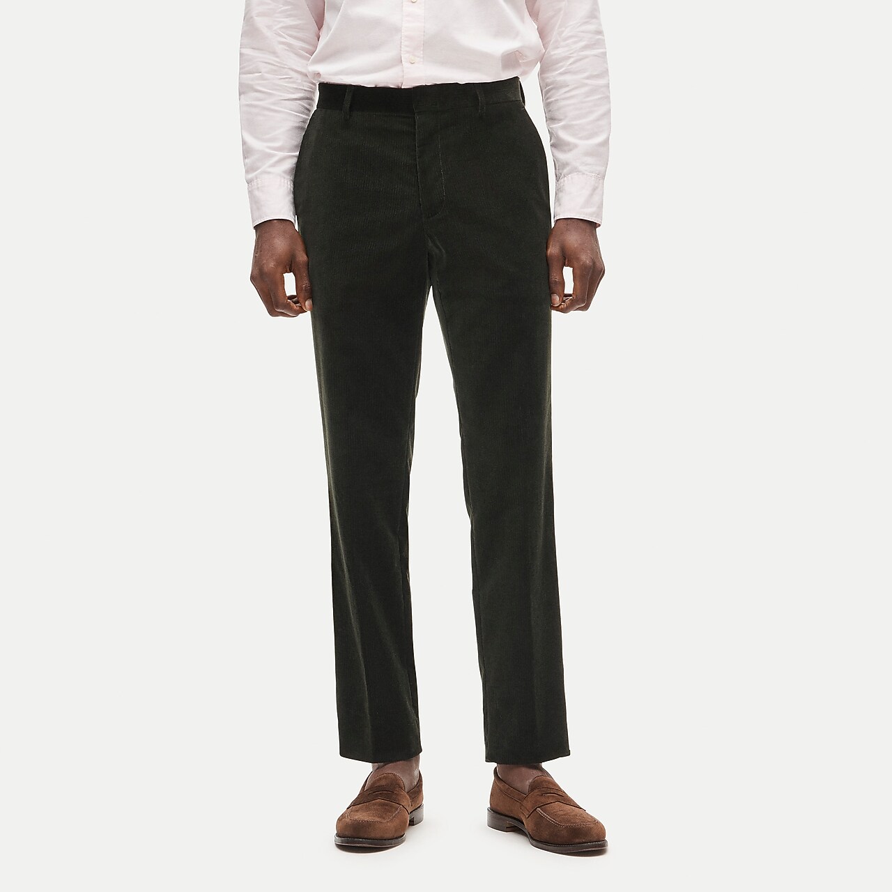 Relaxed-fit Double-pleated Trouser In Linen Herringbone For Men