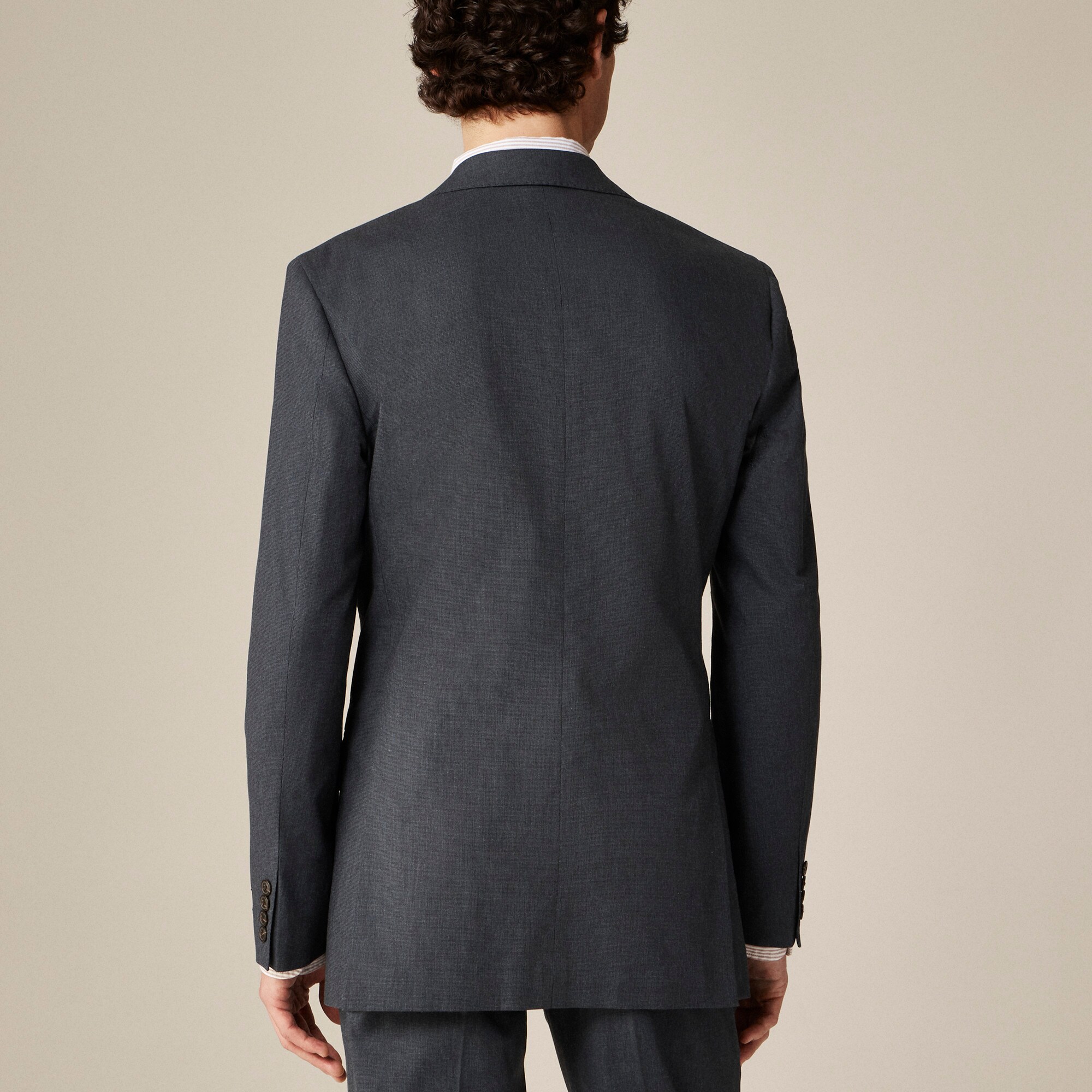 Ludlow Slim-fit suit jacket in Italian cotton blend