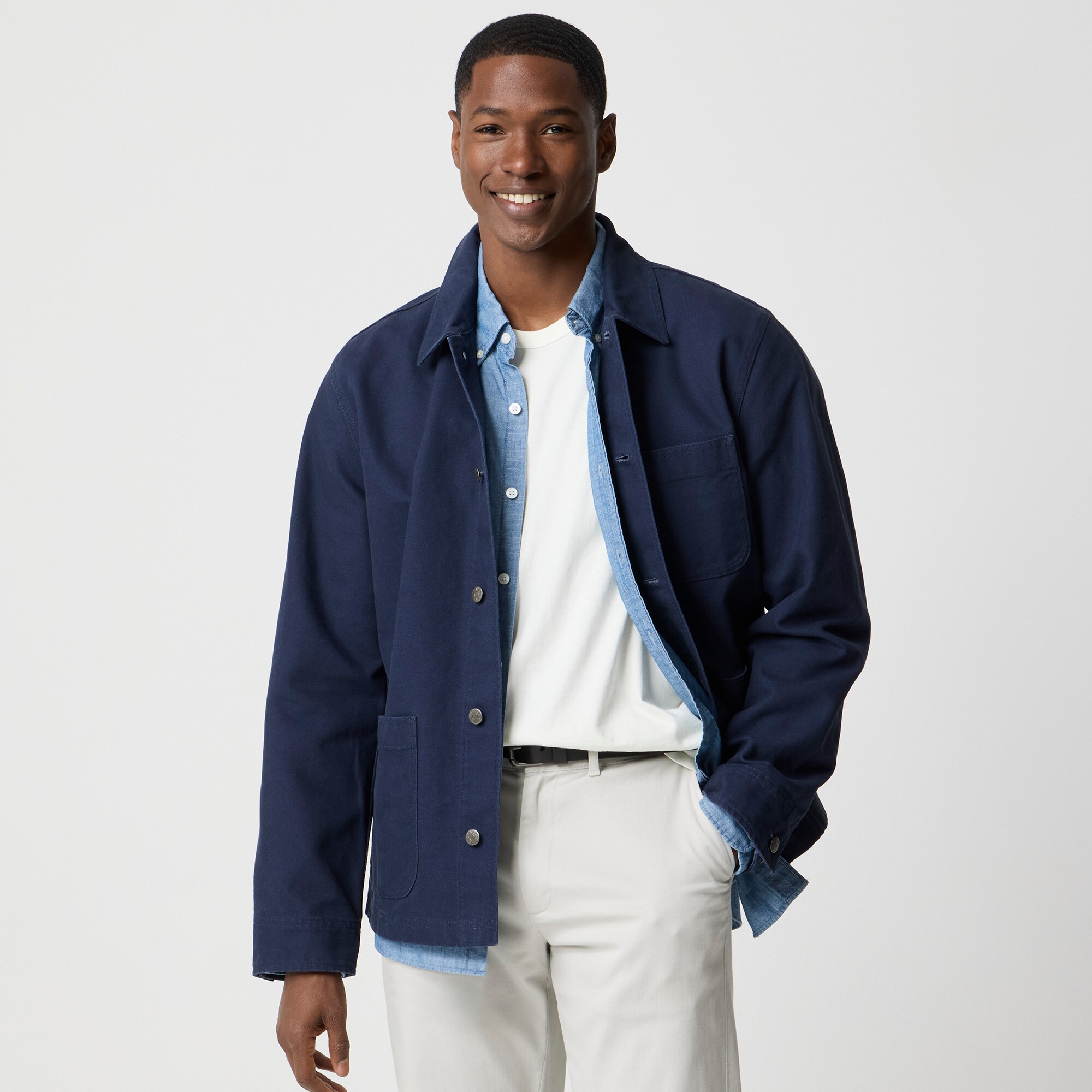 mens Canvas chore jacket