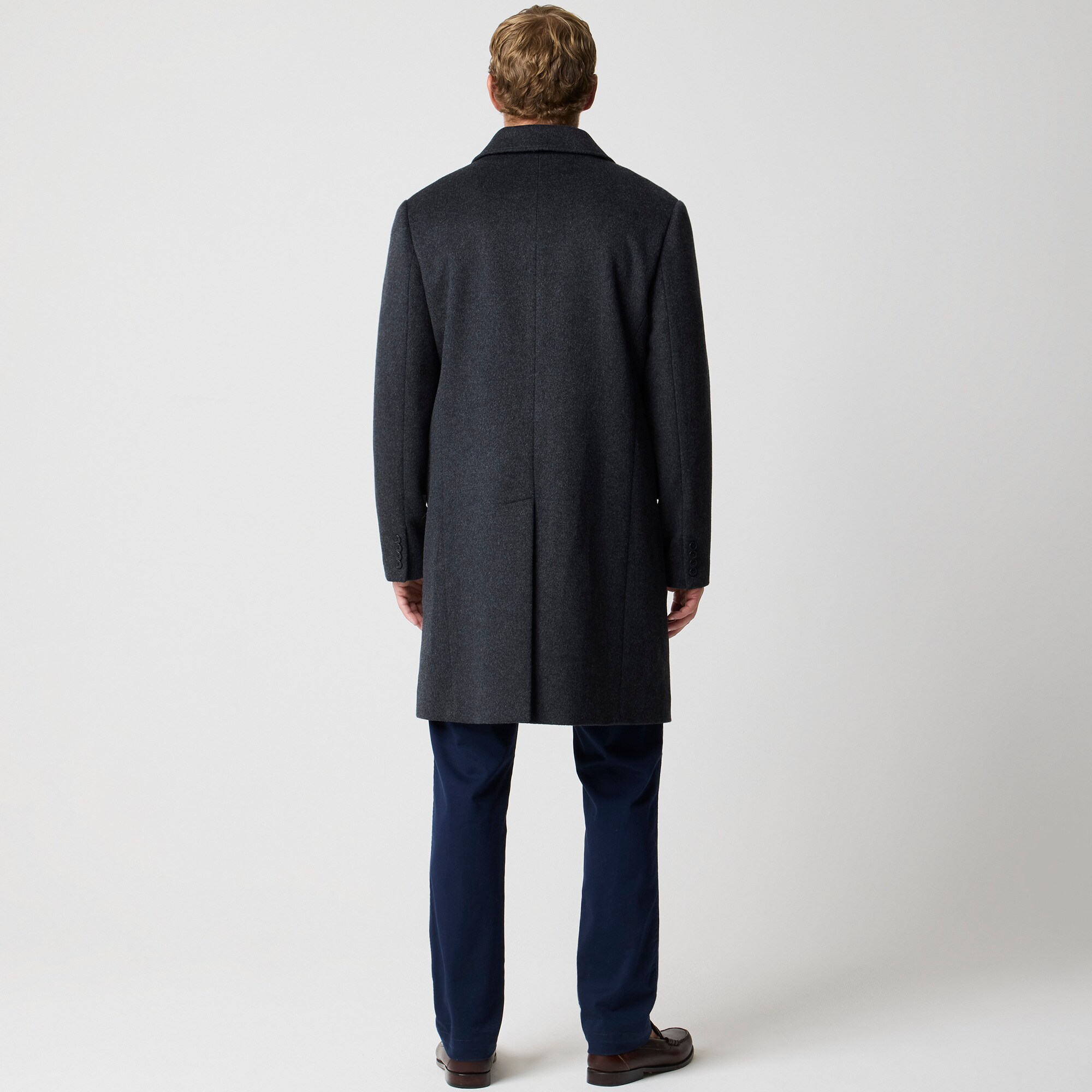 Wool-blend topcoat