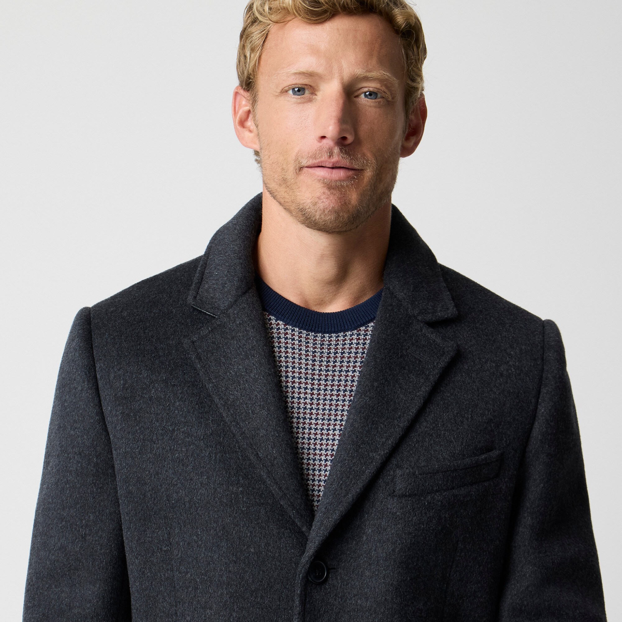 Wool-blend topcoat - image 4