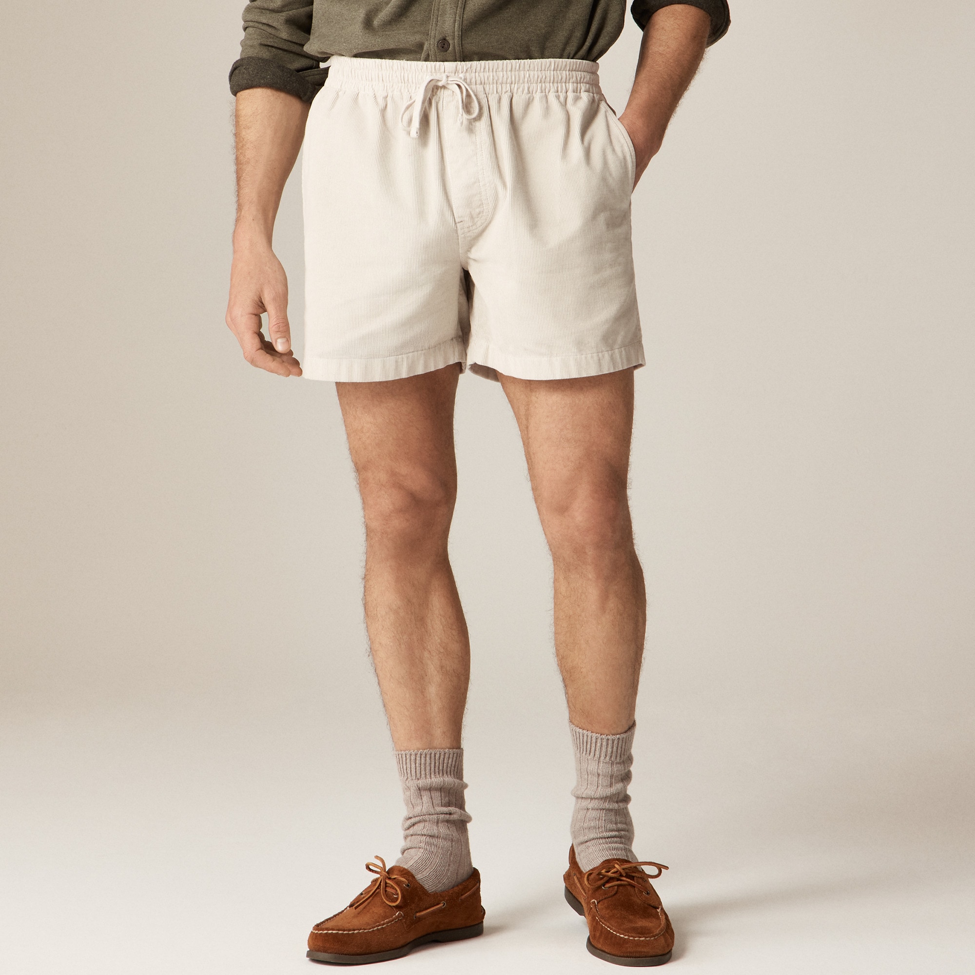 Everyday drawstring short in corduroy