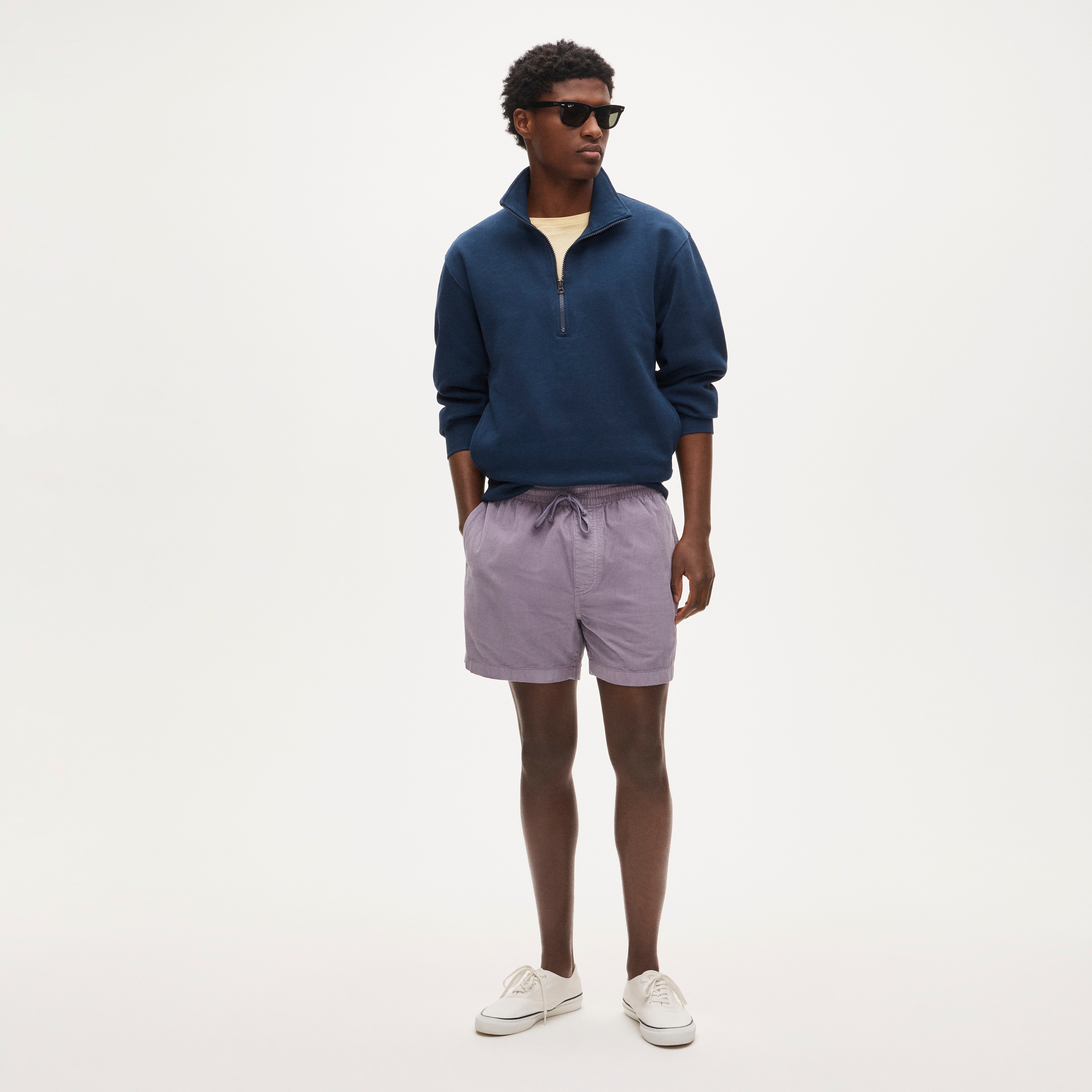 5" everyday drawstring short in corduroy
