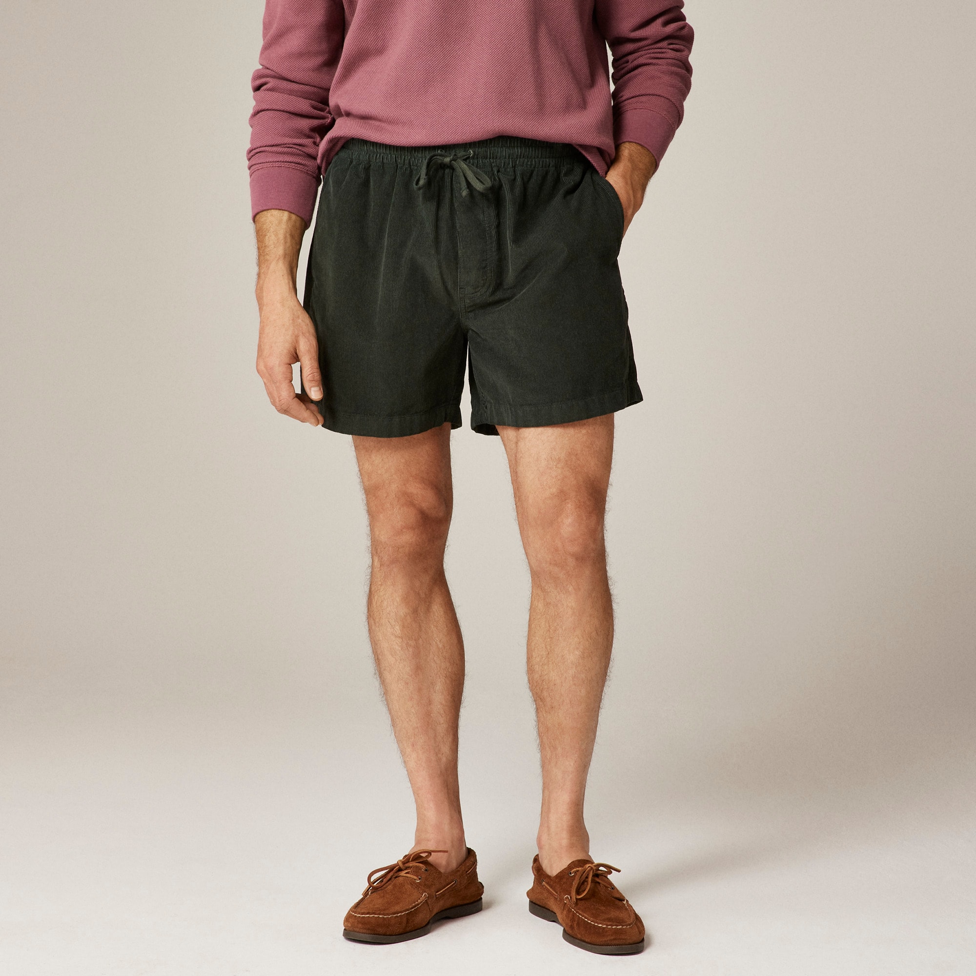 Everyday drawstring short in corduroy