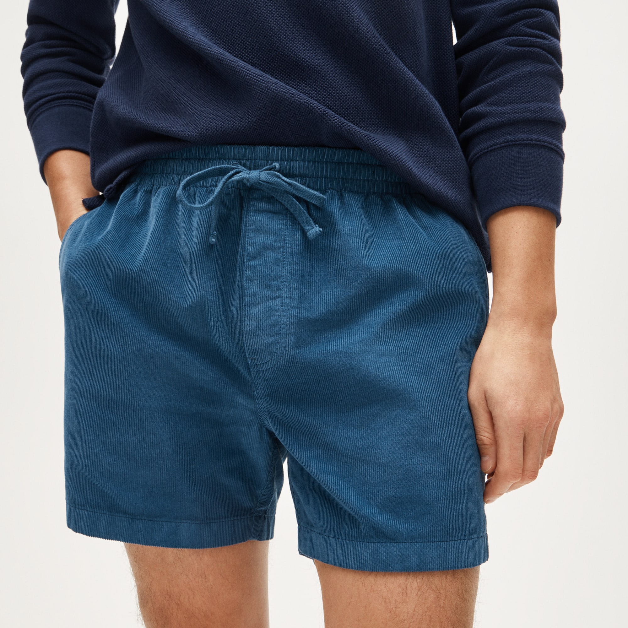 5" everyday drawstring short in corduroy