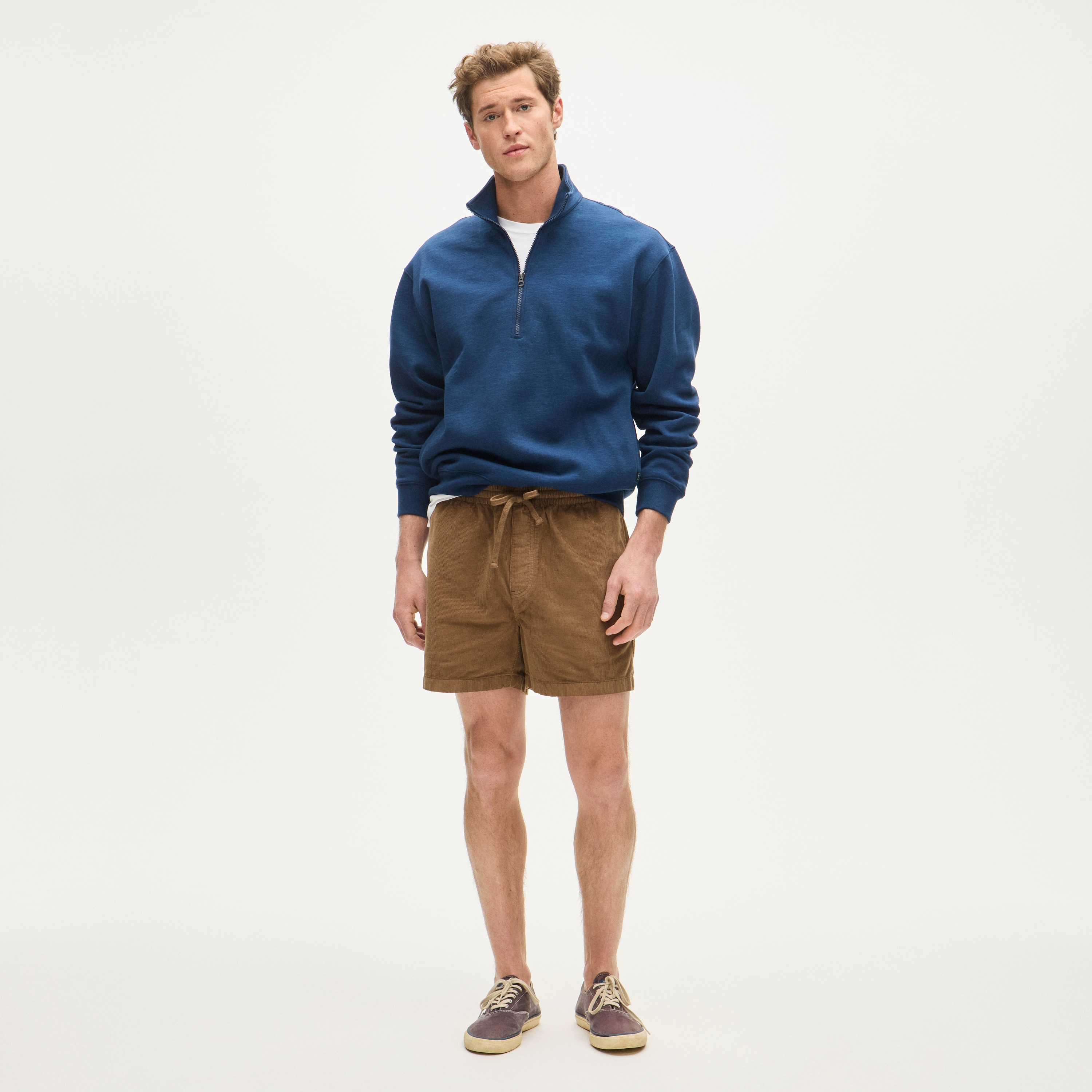 5" everyday drawstring short in corduroy