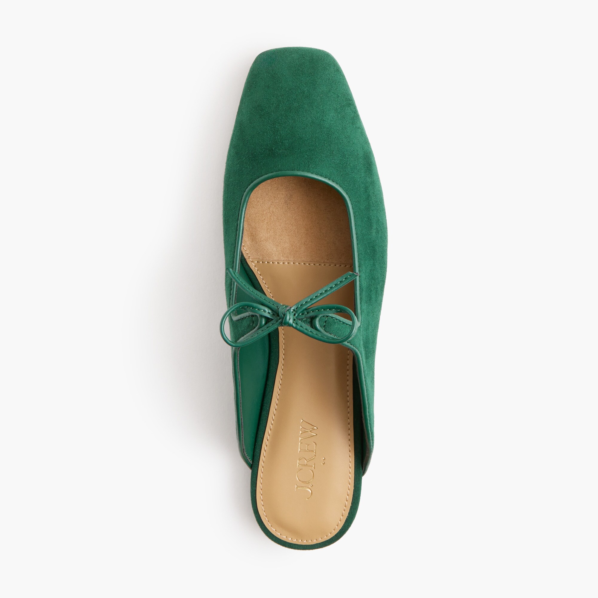 Bow slip-on mules