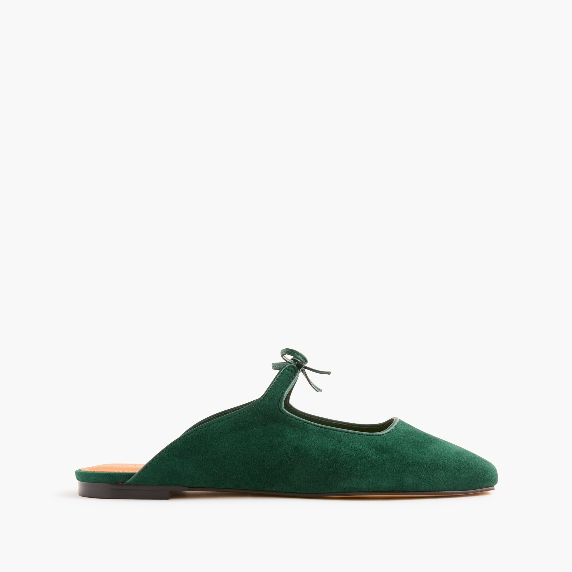 Bow slip-on mules