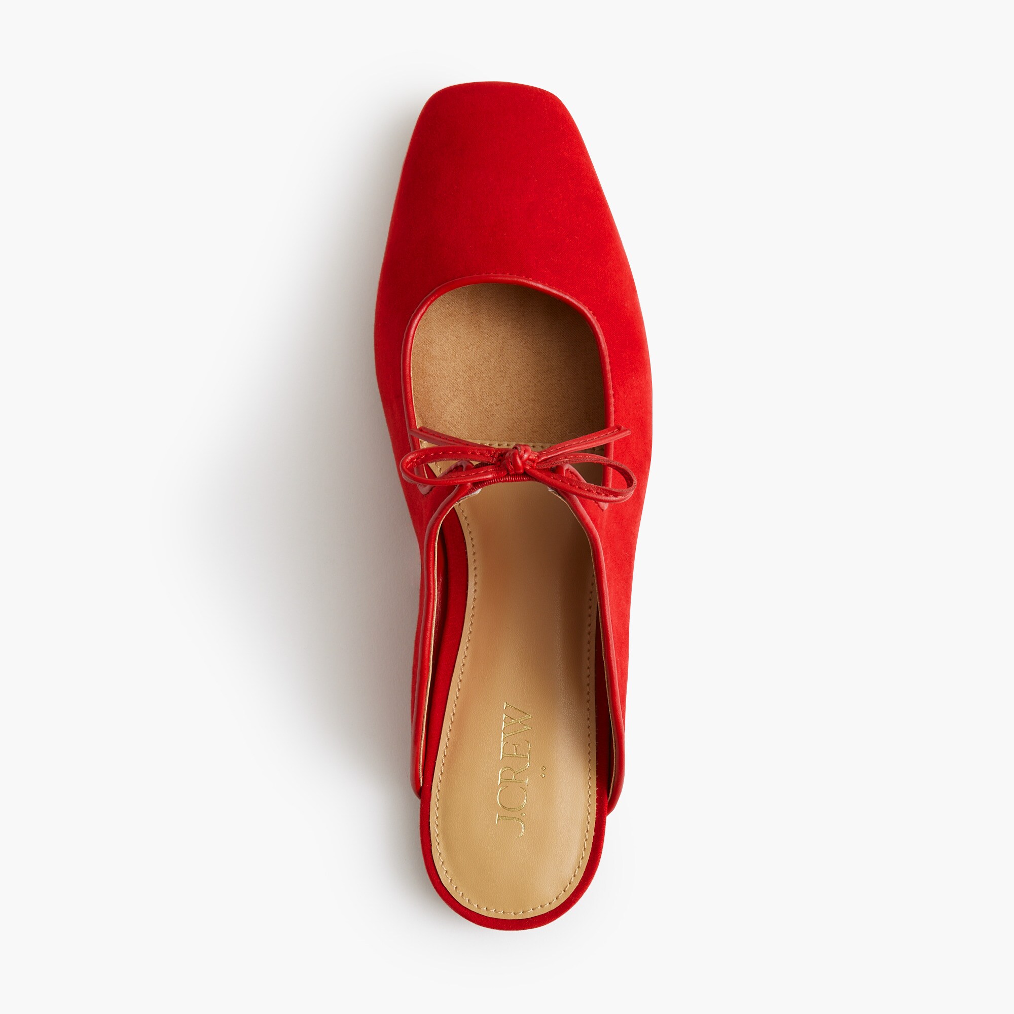 Bow slip-on mules
