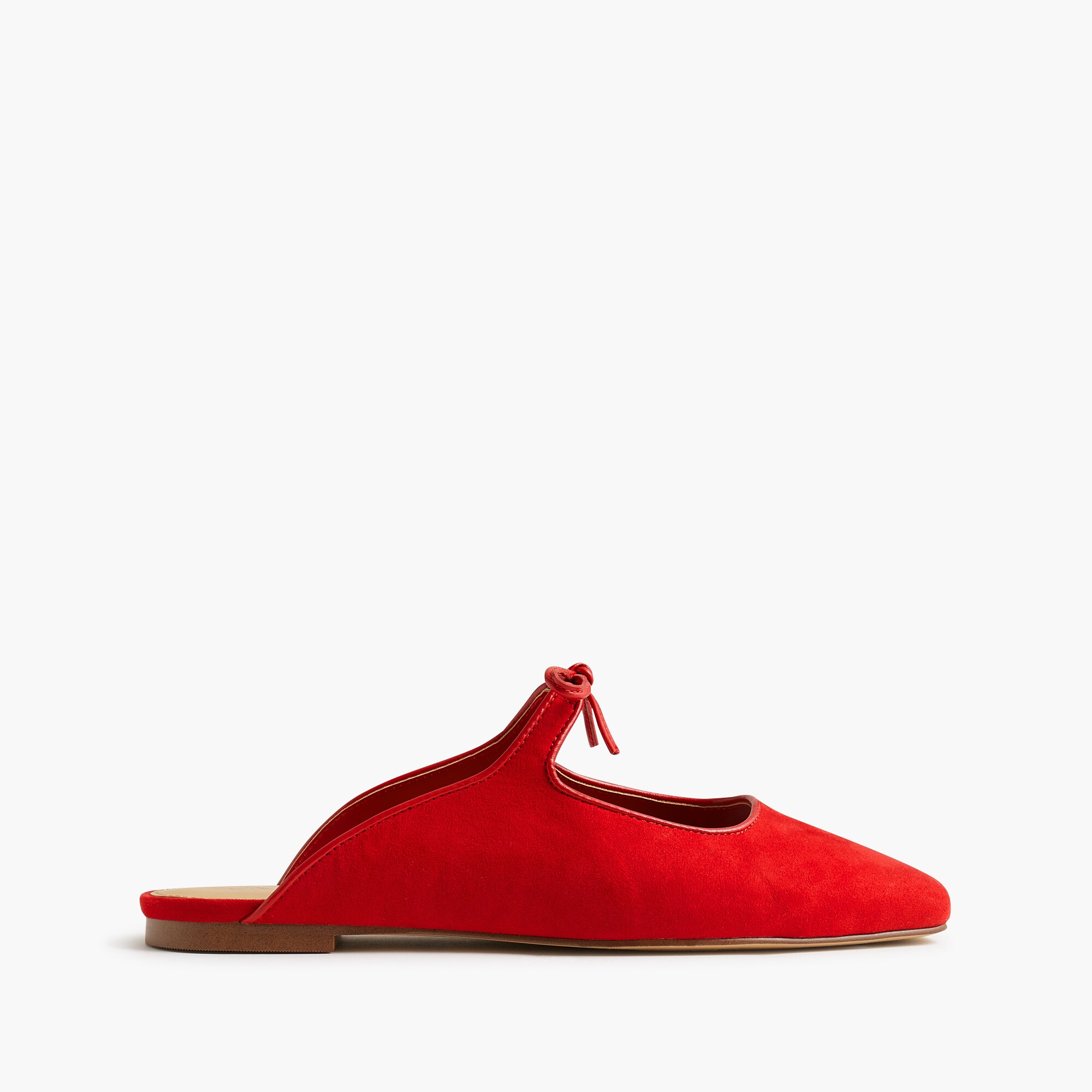 Bow slip-on mules