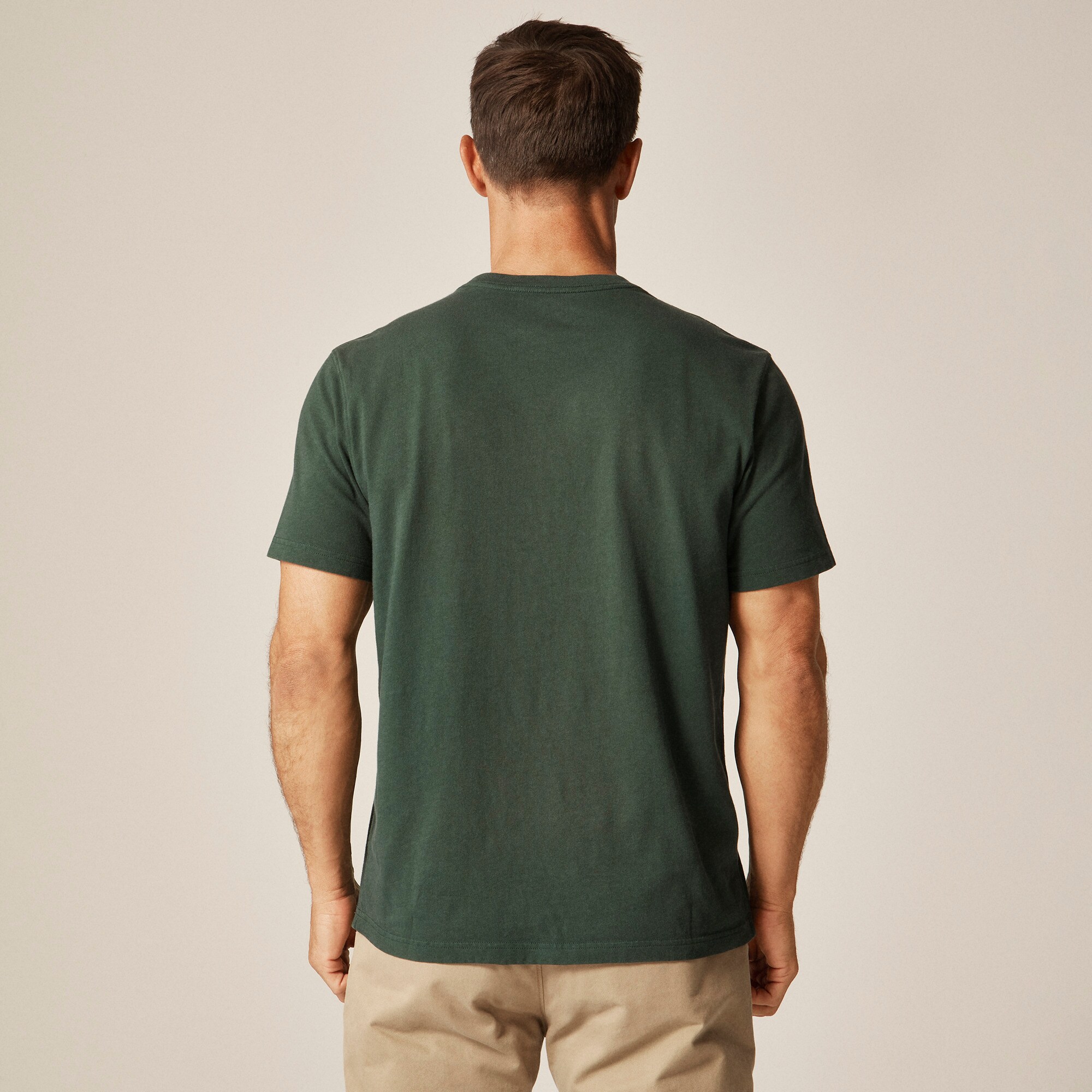 Vintage-wash cotton "Old-Fashioned" graphic T-shirt