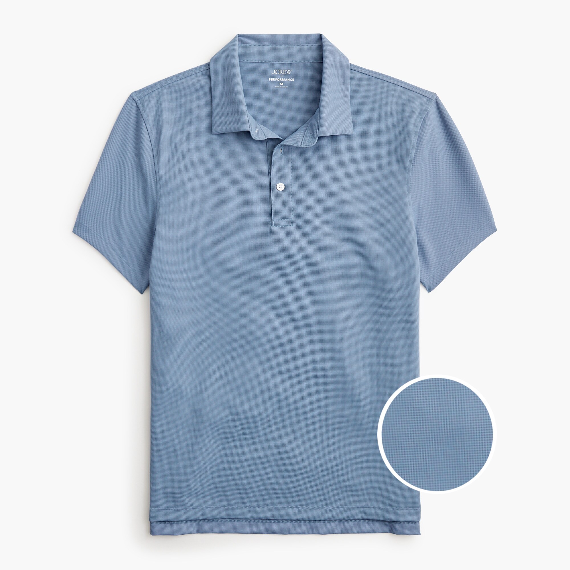 Waffle performance polo shirt