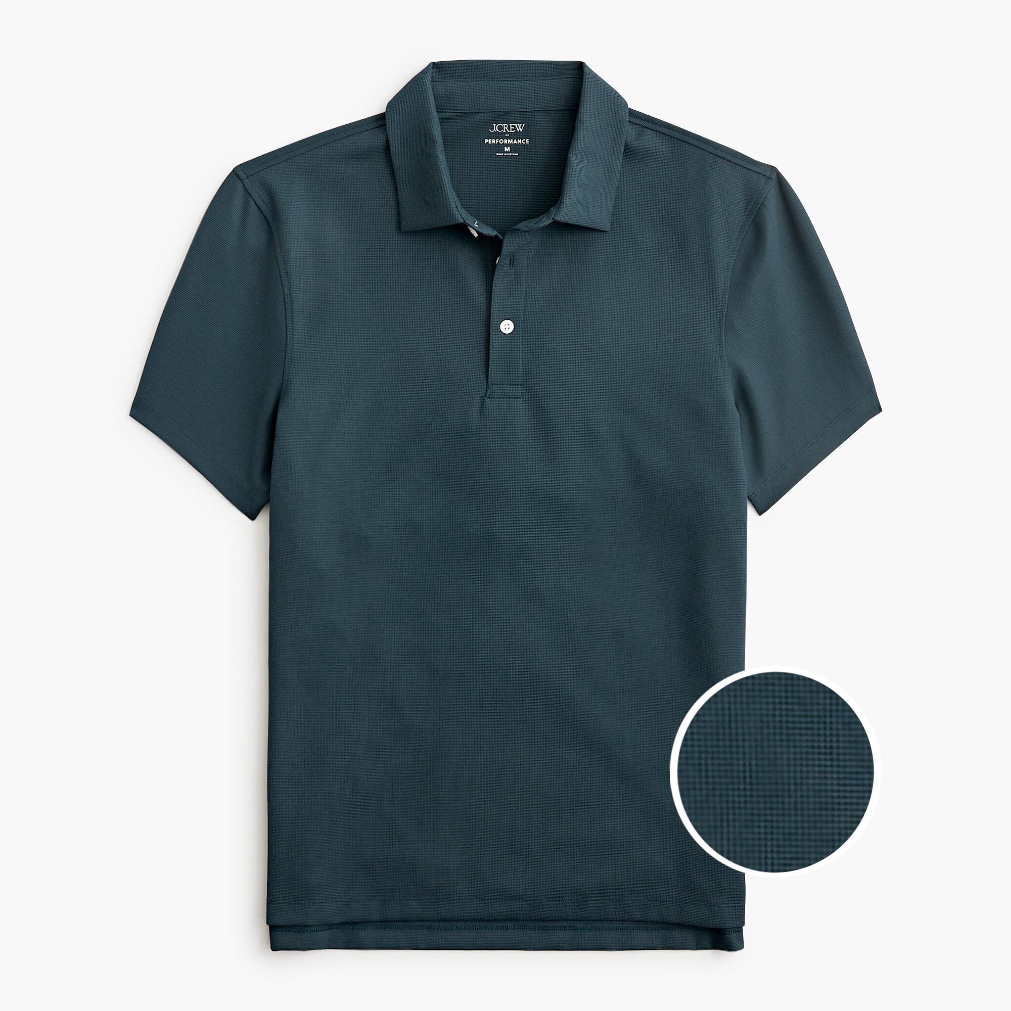 Waffle performance polo shirt