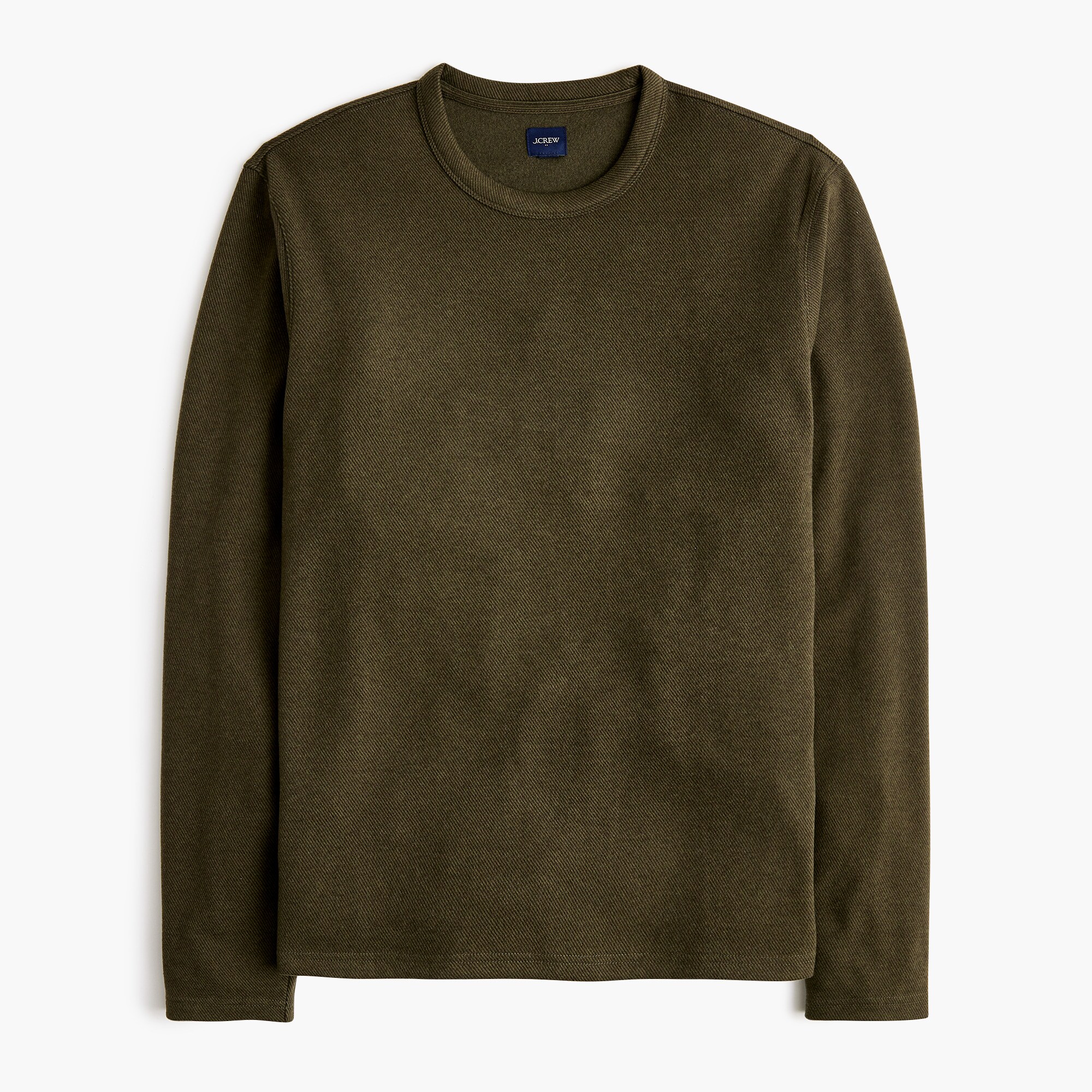 Double-knit crewneck sweatshirt