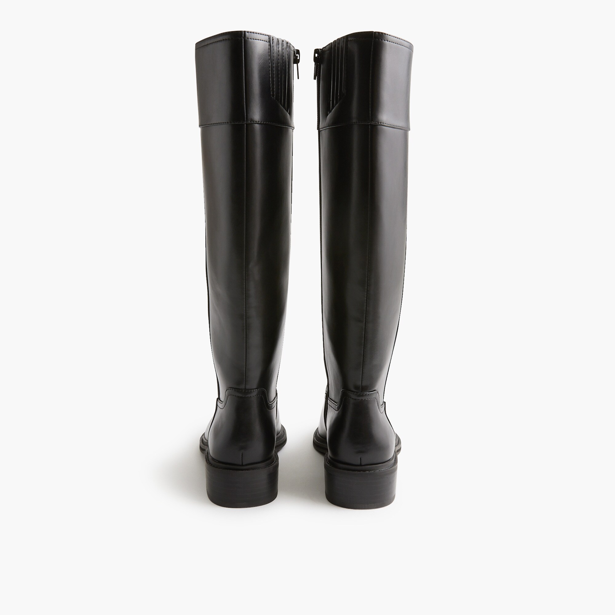 Driver Club USA Women's Genuine Leather Knee High Riding Boot - Luxury High Top With 1.5 Inch Heel